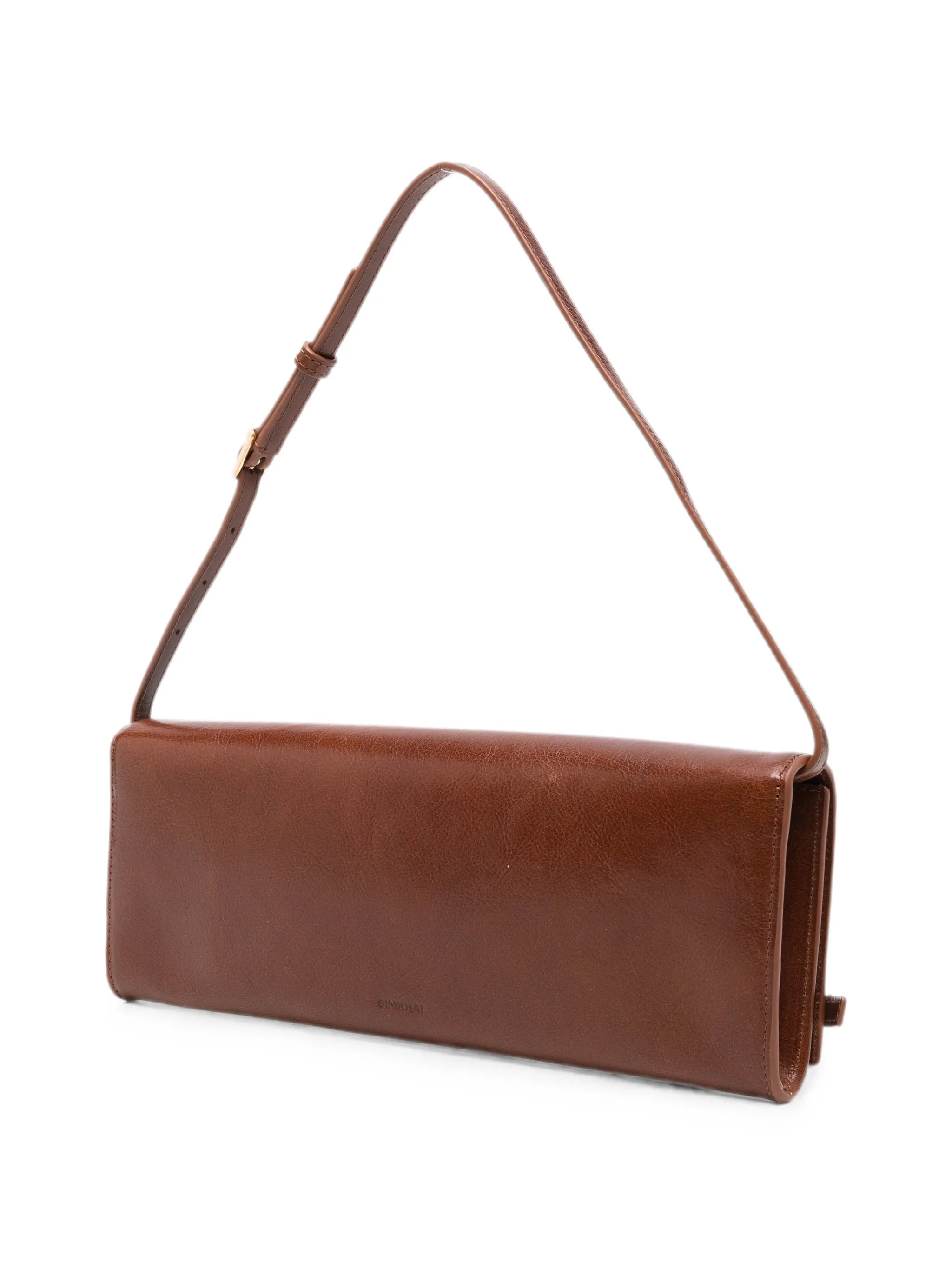 River leather shoulder bag