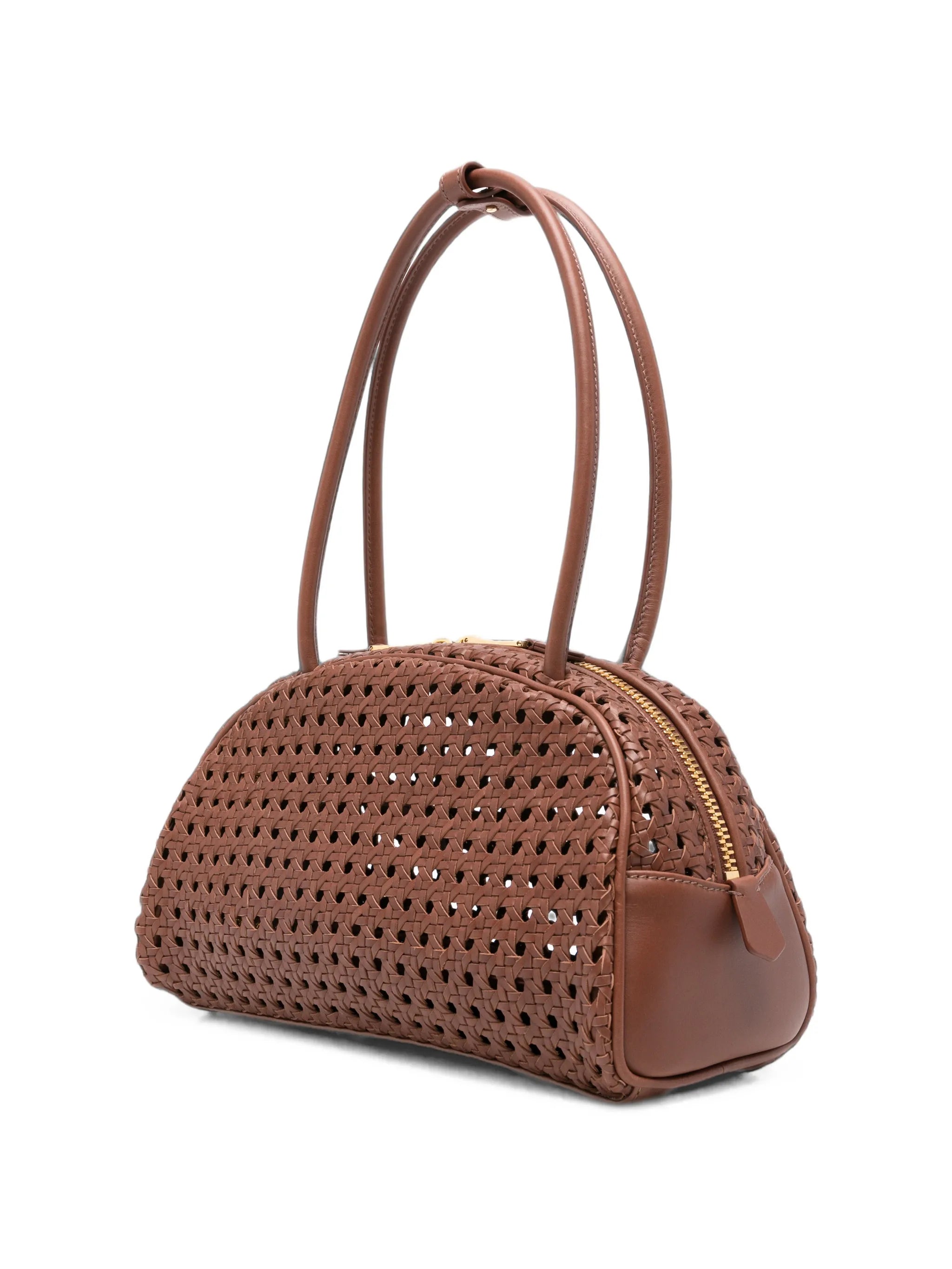 Beau woven leather bag