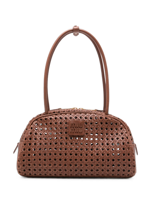 Beau woven leather bag