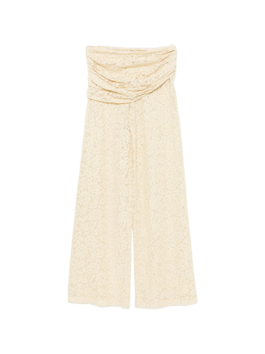 Rocio floral-lace trousers