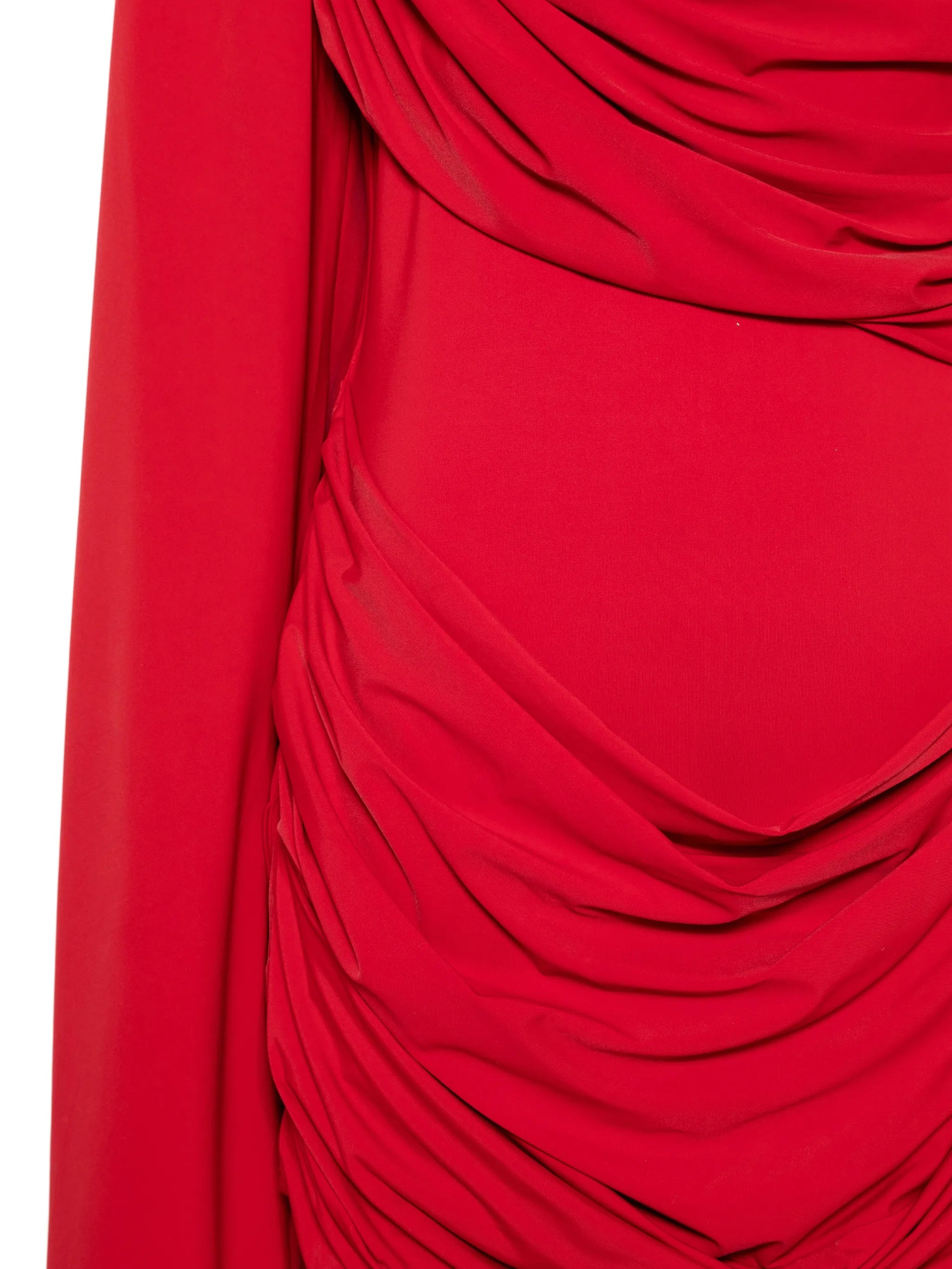 Perisa draped-detail mini dress