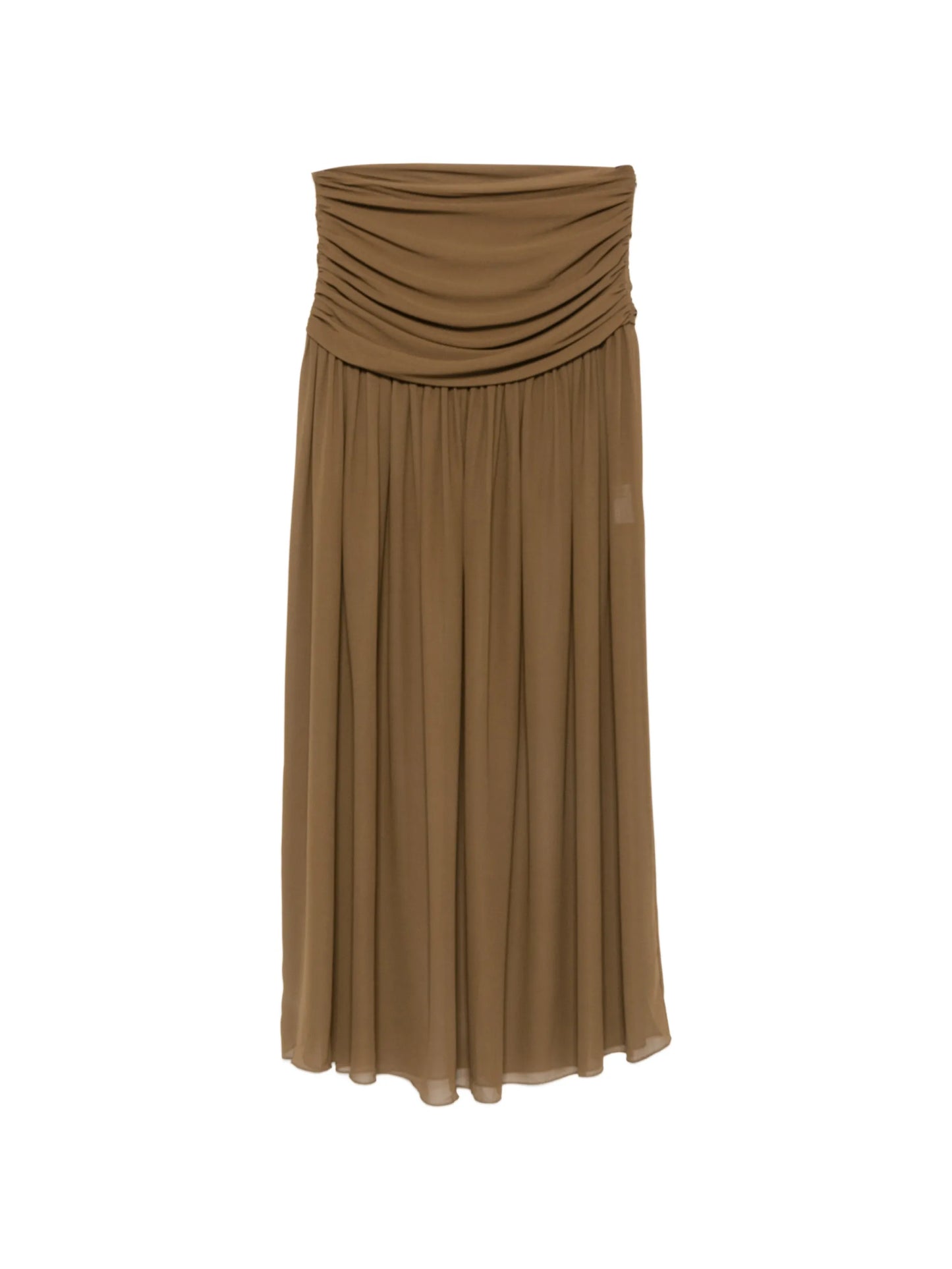 Agapito ruched maxi skirt