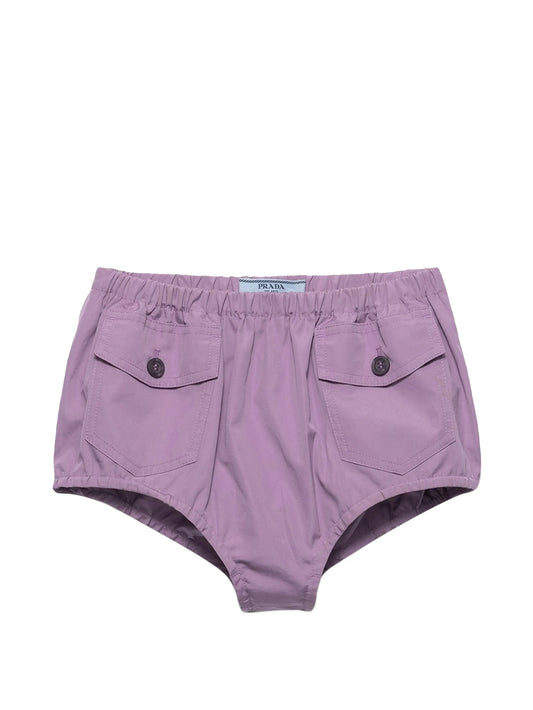 poplin shorts