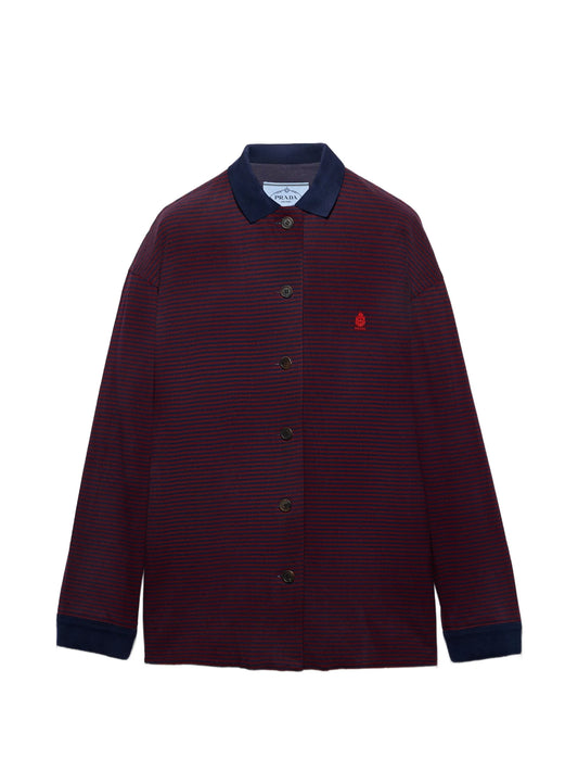 piqué blouson jacket