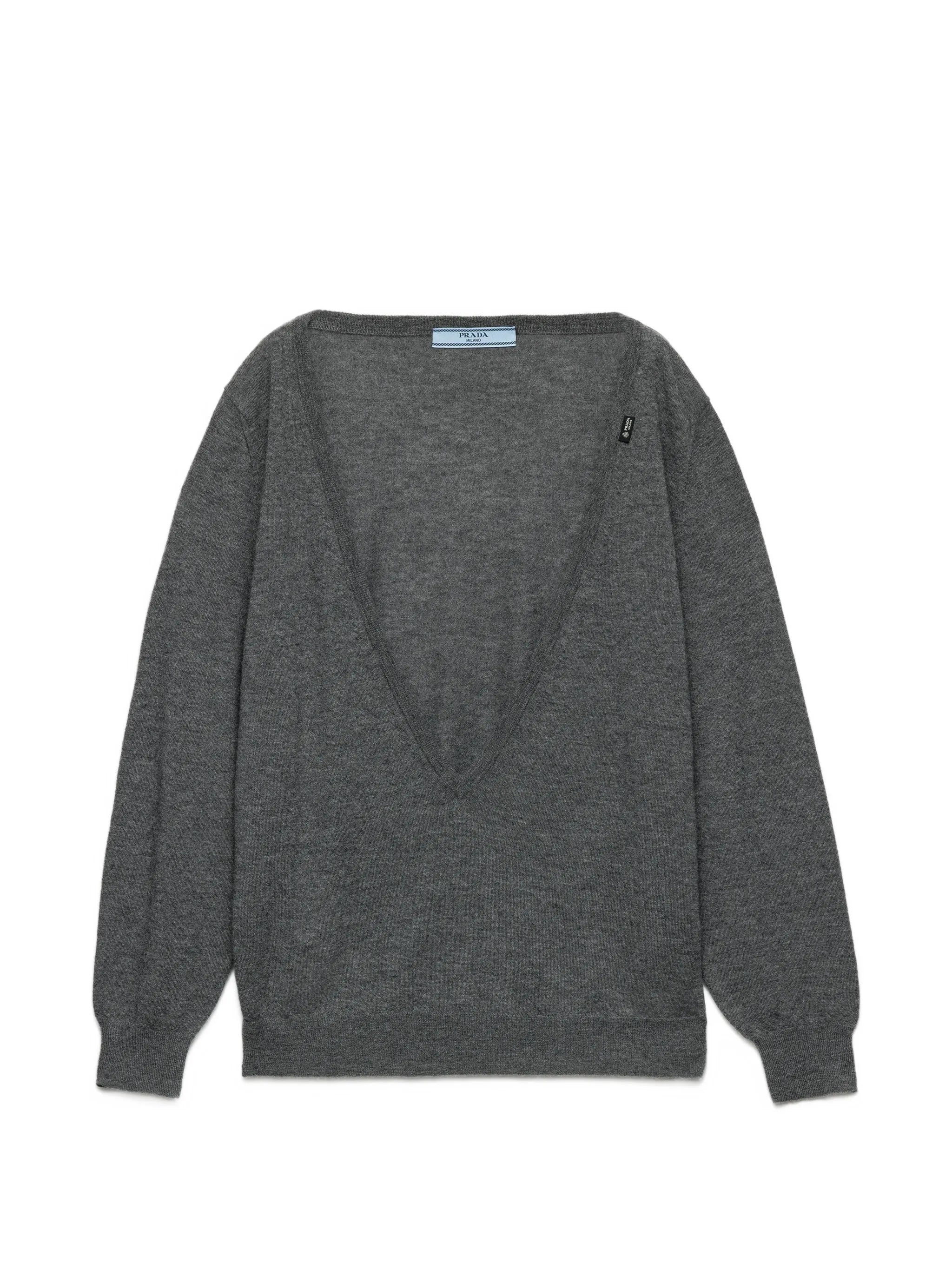 cashmere V-neck sweater