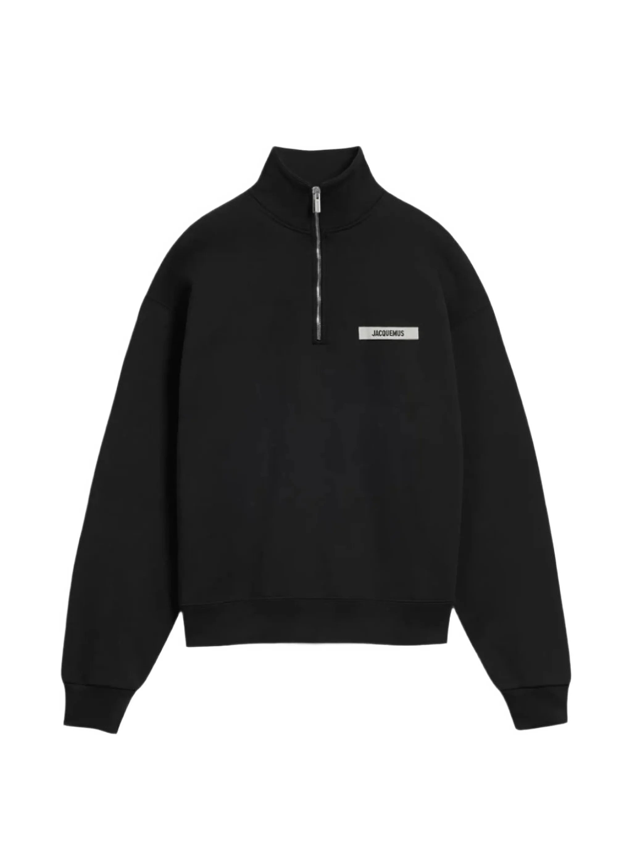 Gros-Grain half-zip sweater