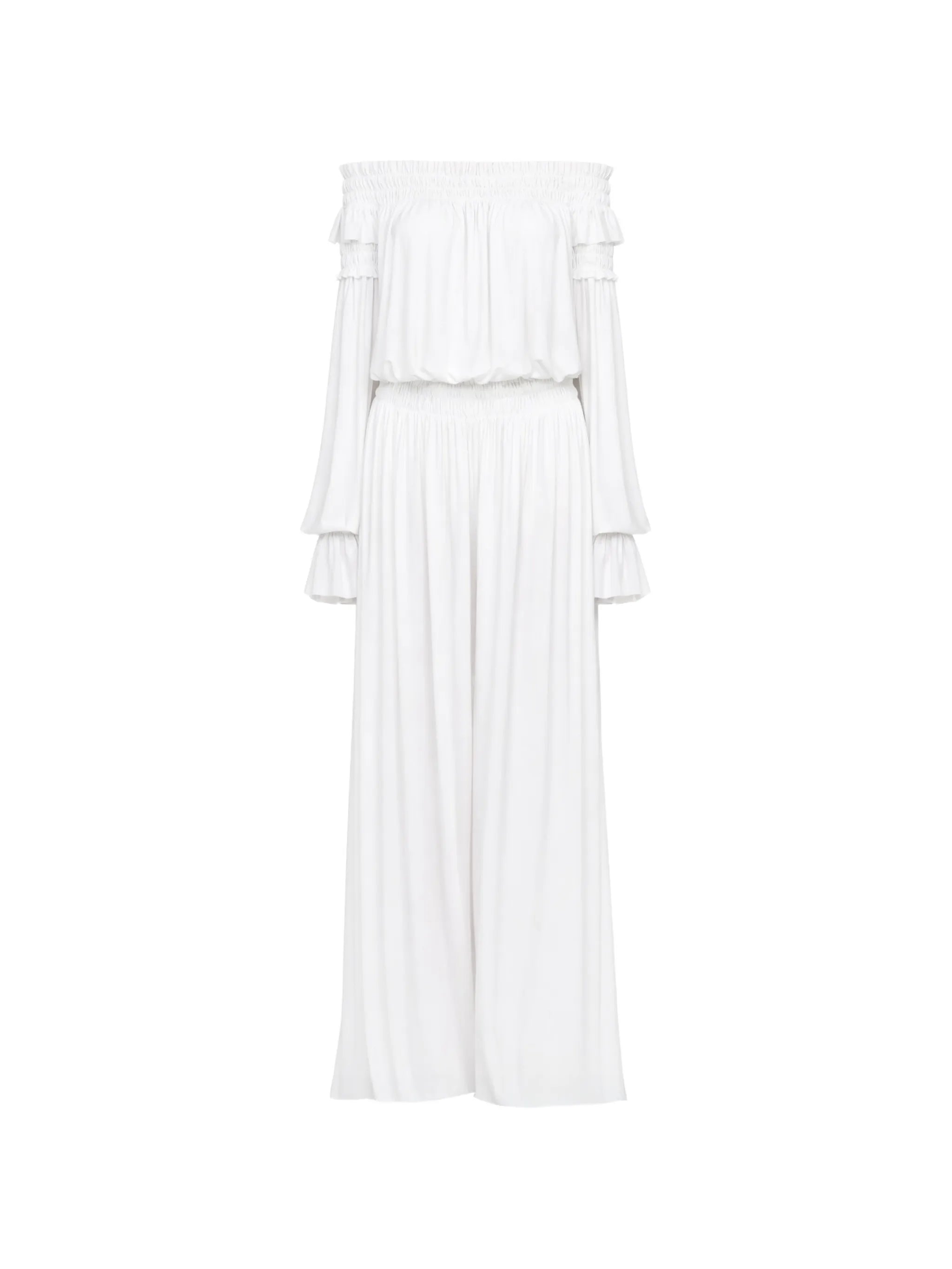 ruffled peasant trousers