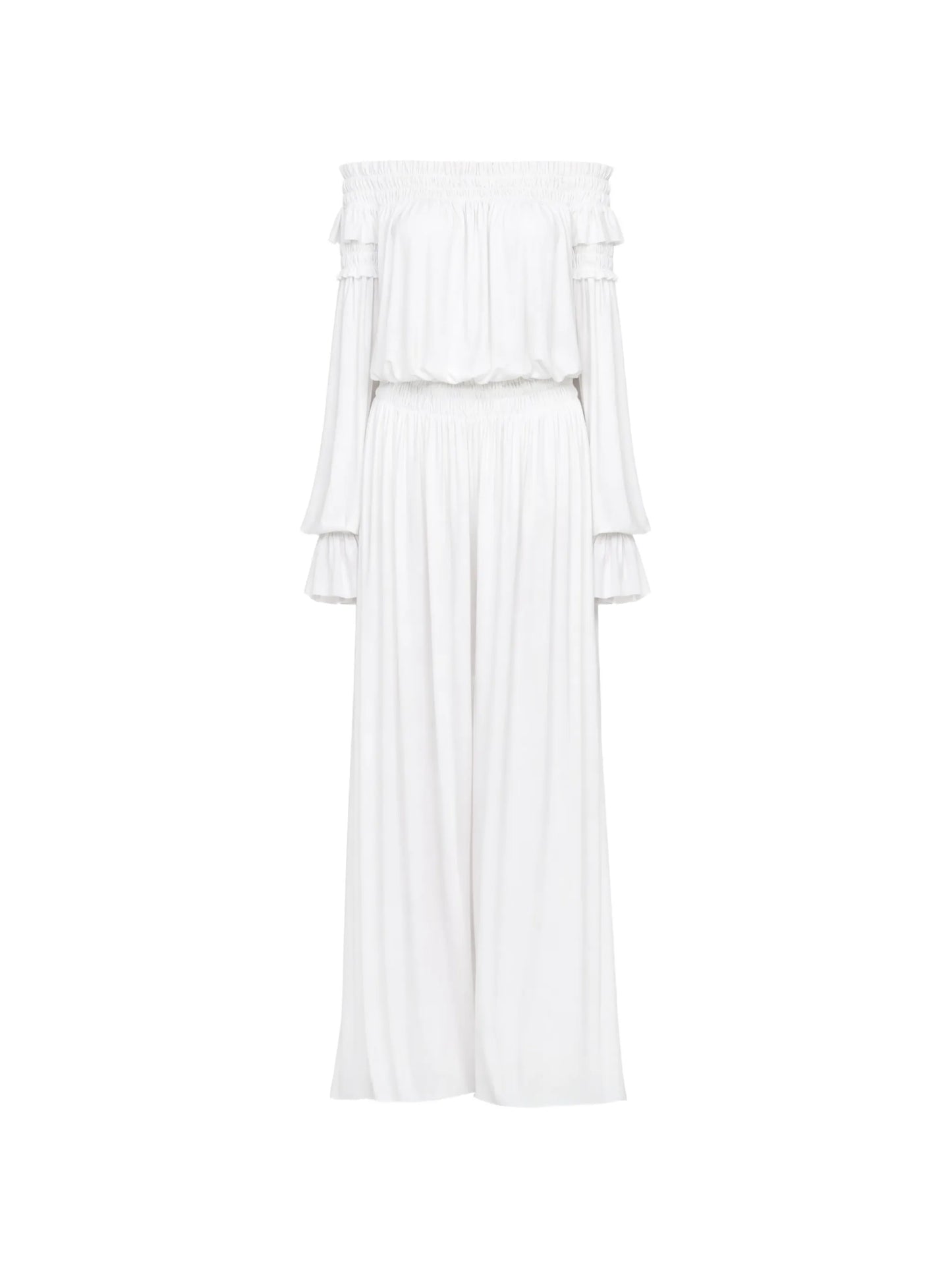 ruffled peasant trousers