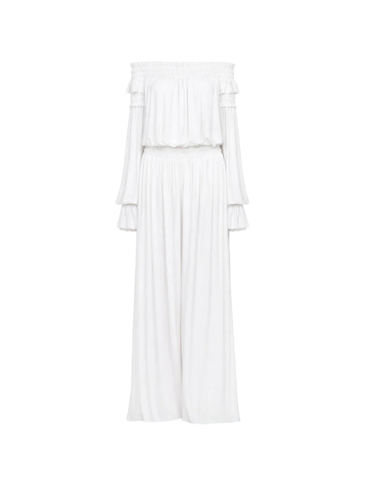 ruffled peasant trousers