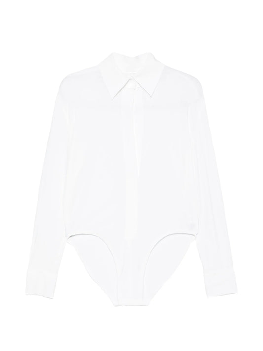 shirt-collar bodysuit