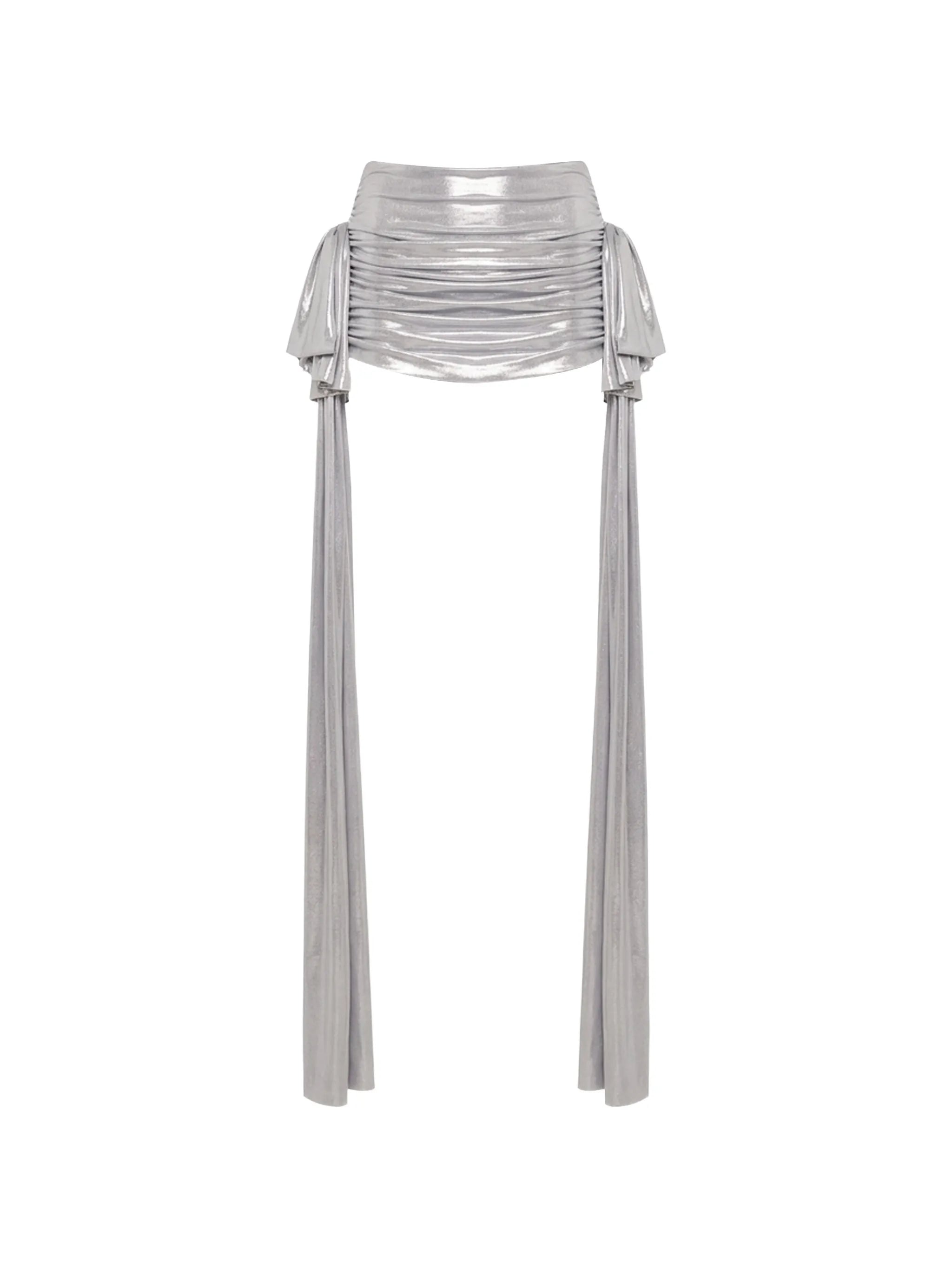 Norma Bill Pickleball bow-detail mini skirt