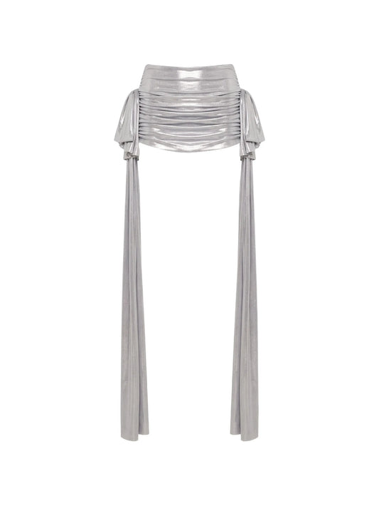 Norma Bill Pickleball bow-detail mini skirt