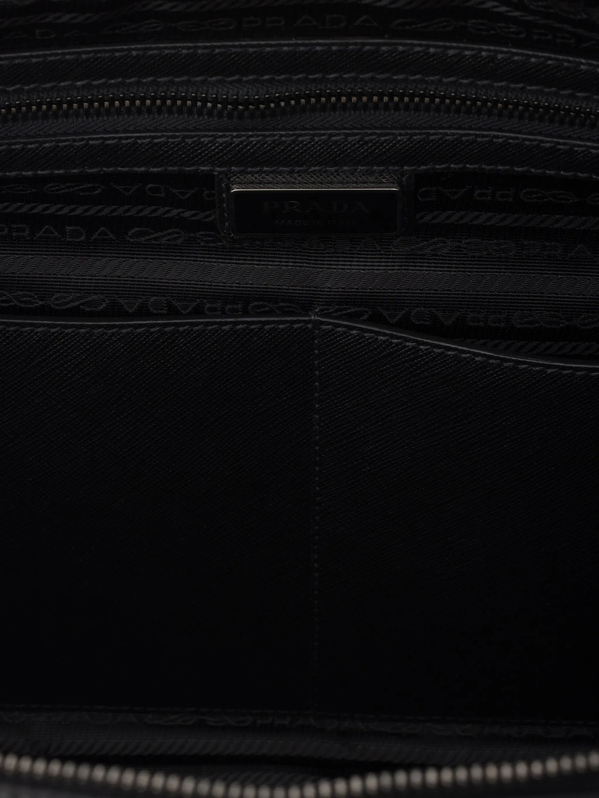Re-Nylon and Saffiano leather work bag