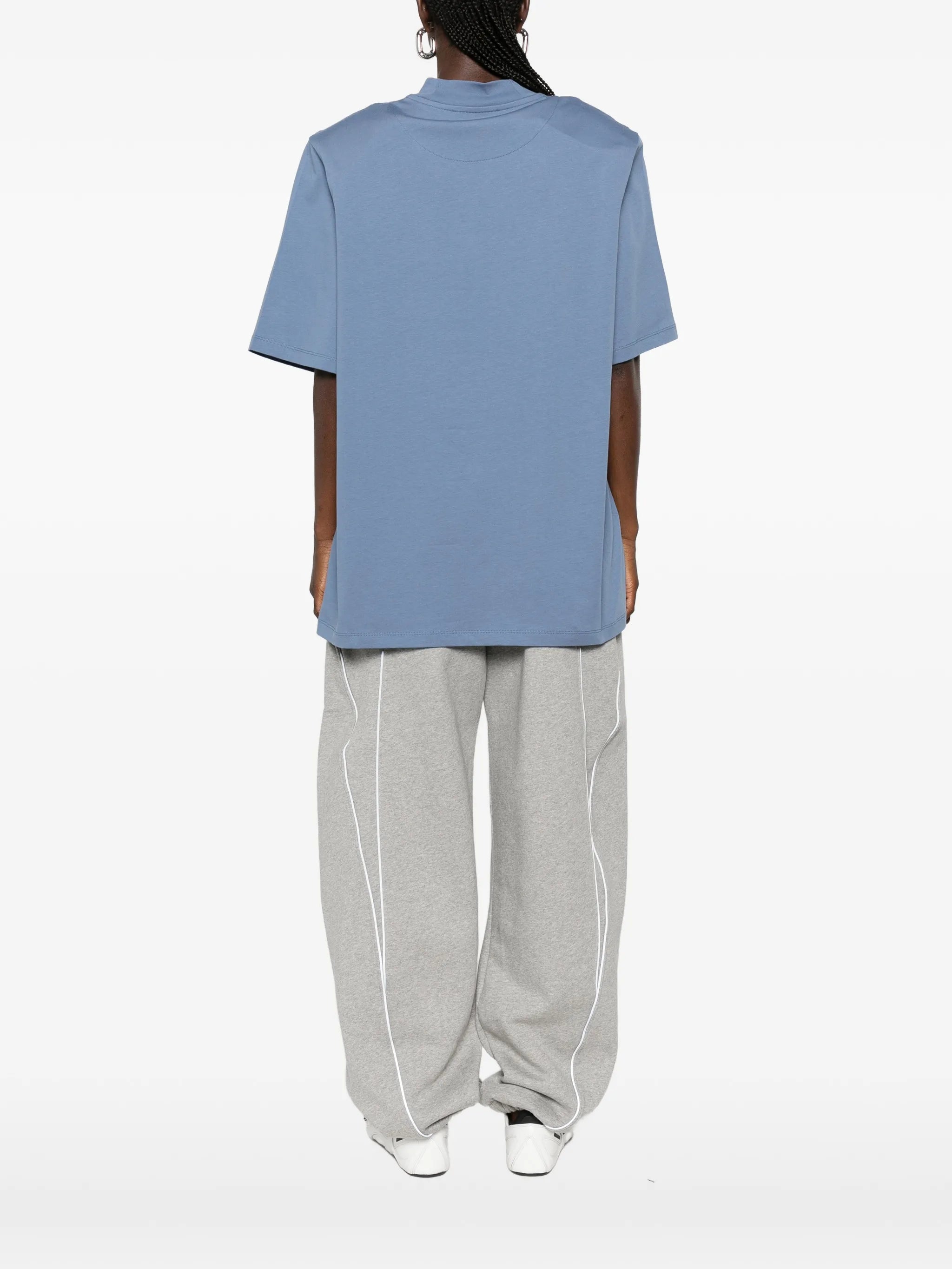 The Attico SS T-shirt Avio blue