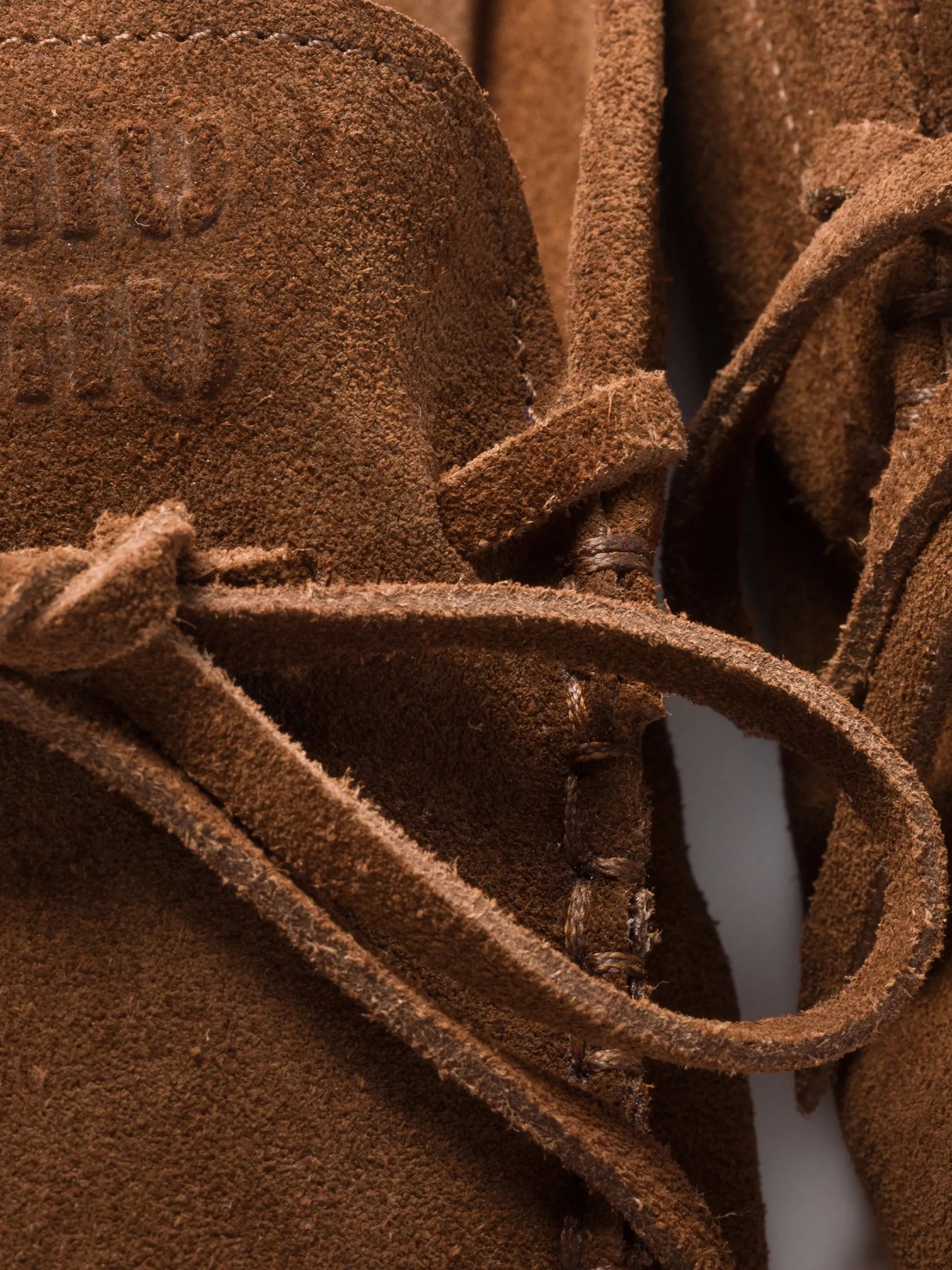 suede Deck mules