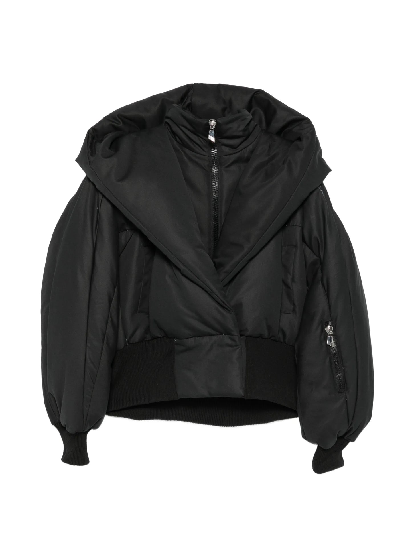 high-collar padded jacket