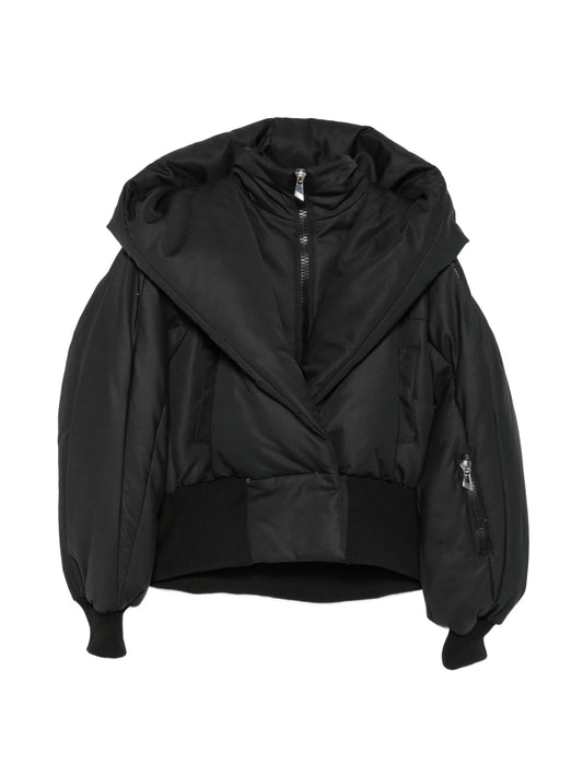 high-collar padded jacket