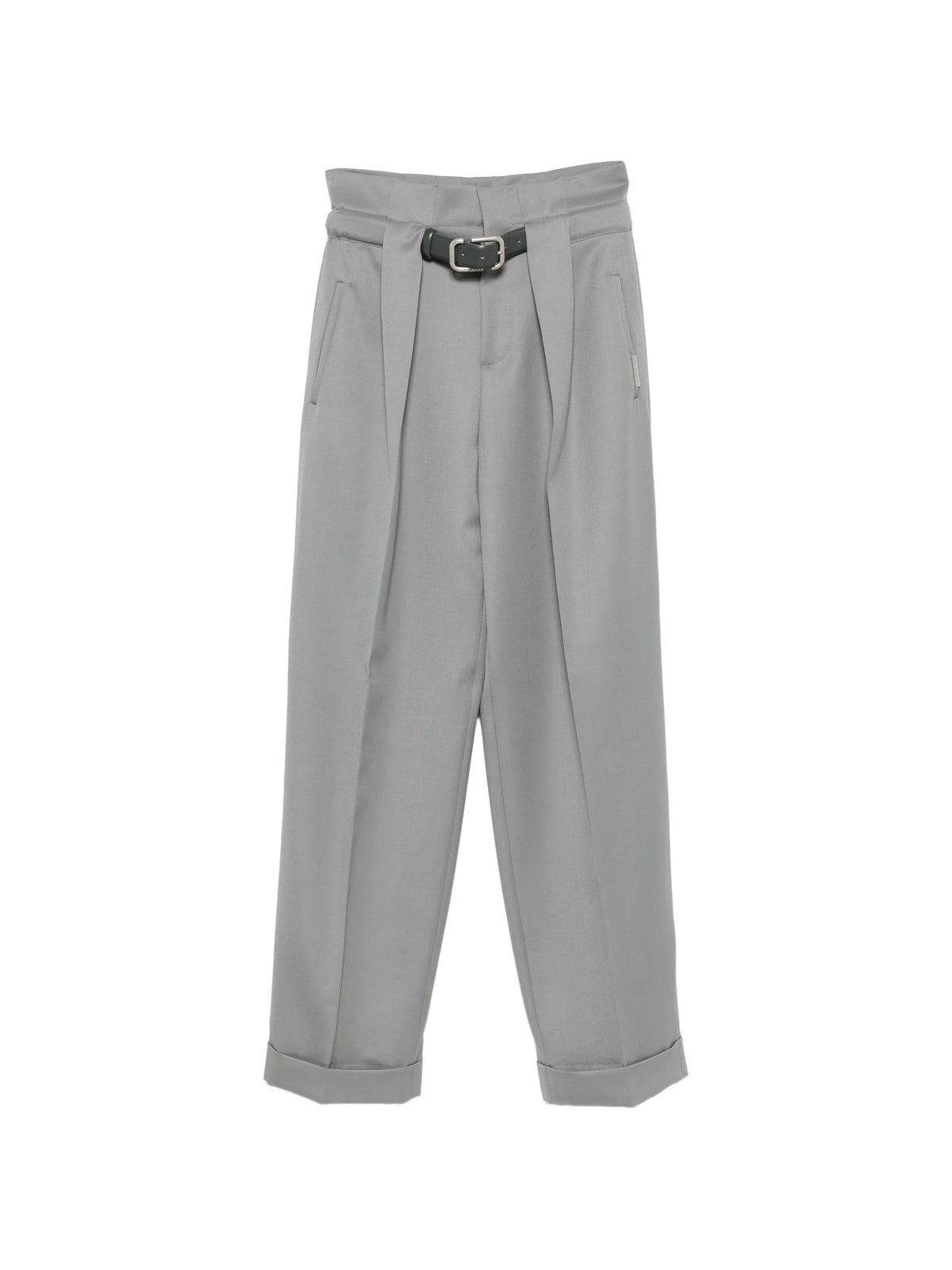 wool gabardine trousers