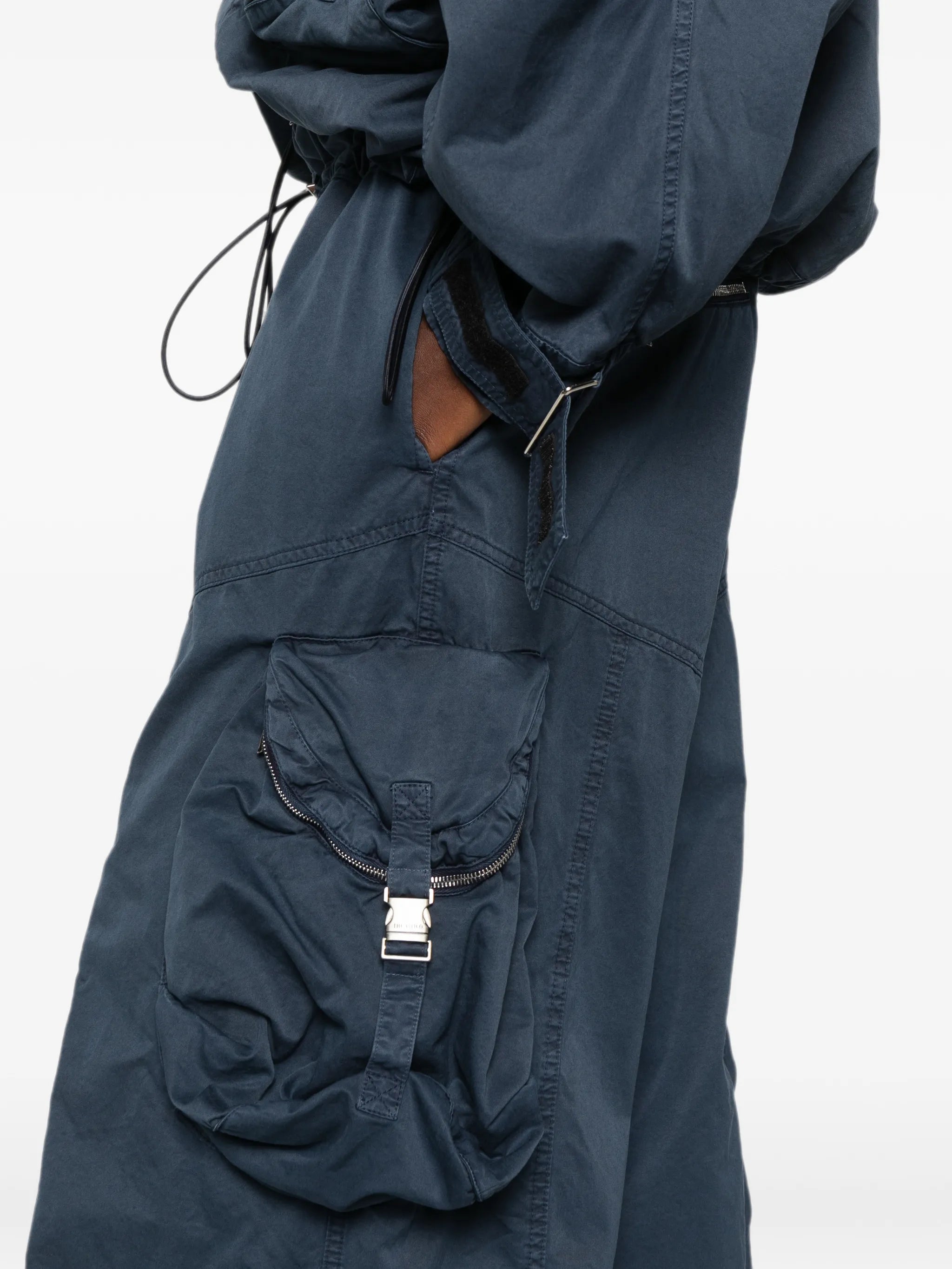 draped Parachute cargo pants