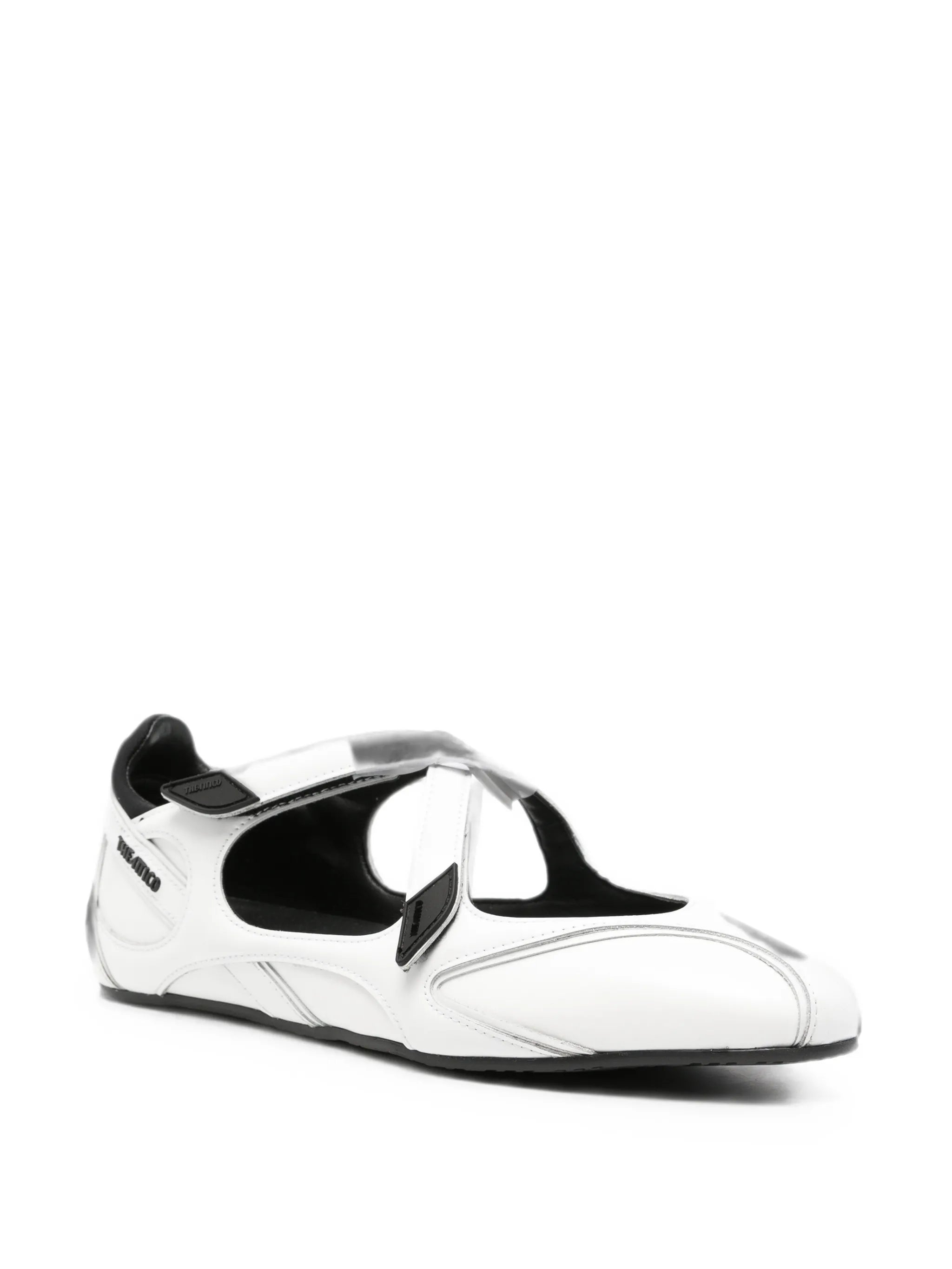 ''Floor 01'' black ballerina flats