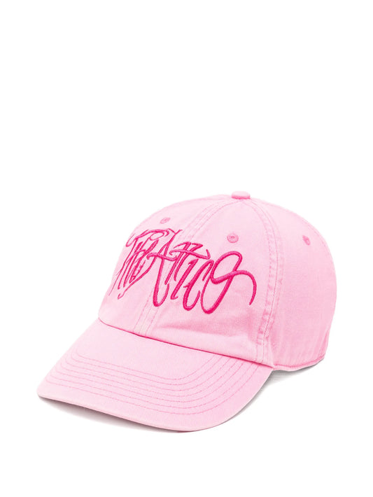faded pink cap