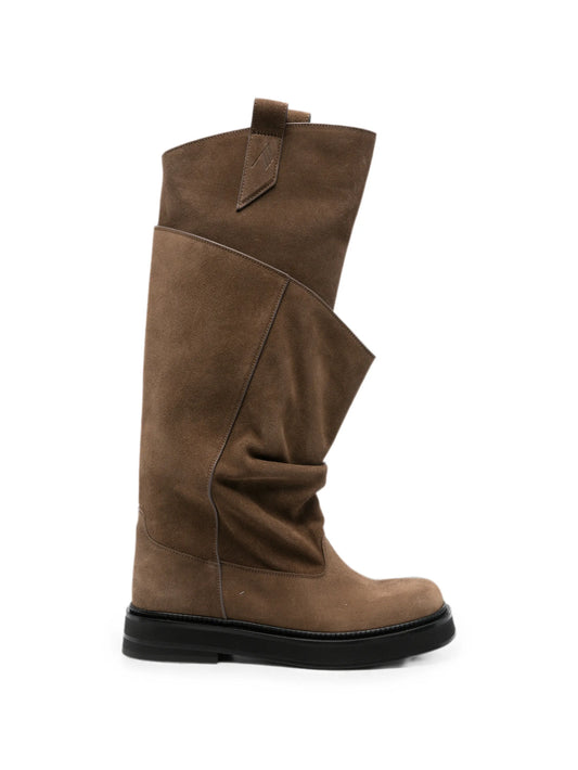 Robin Passeggiata brown combat boots