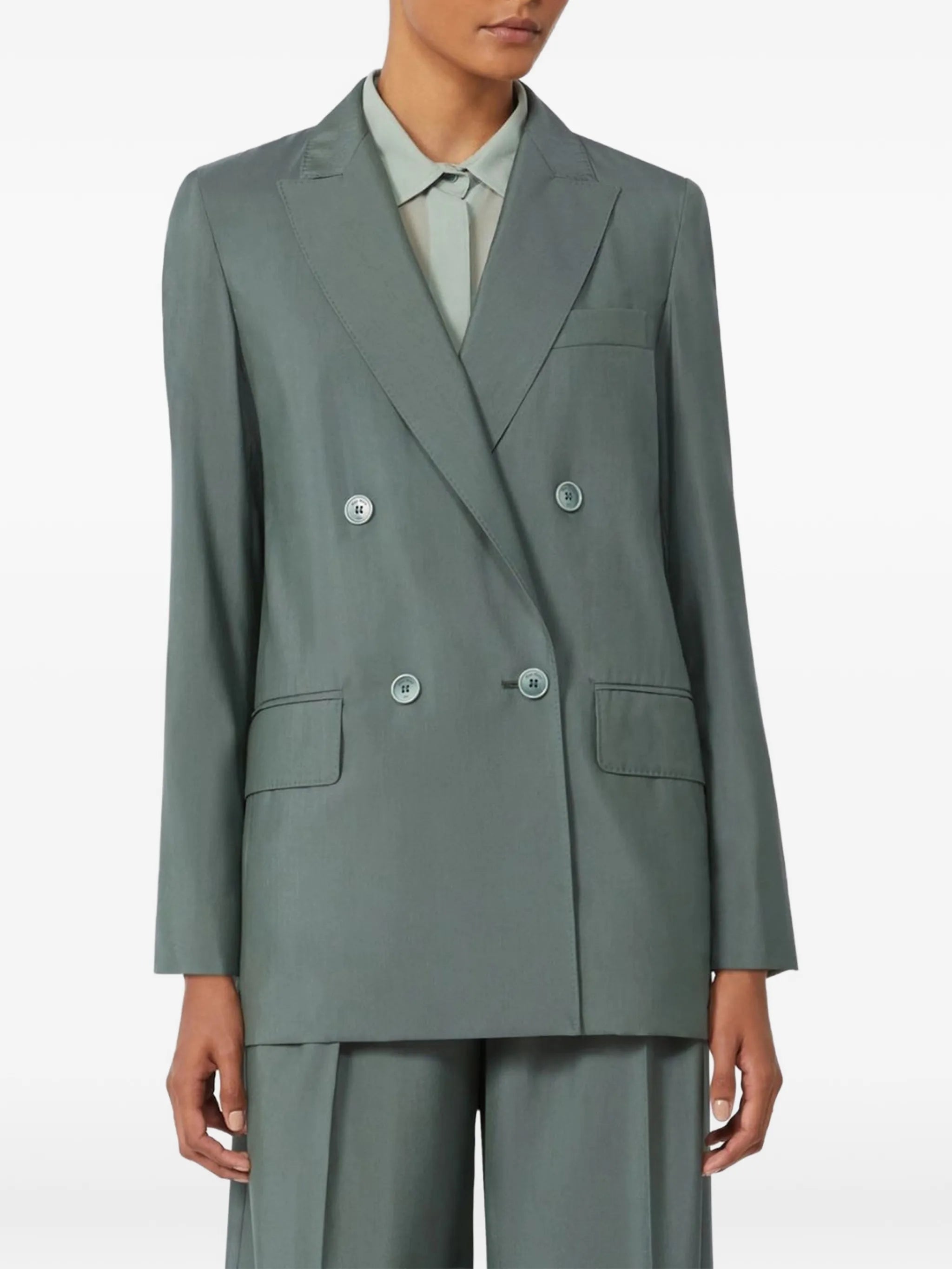 double-breasted blazer