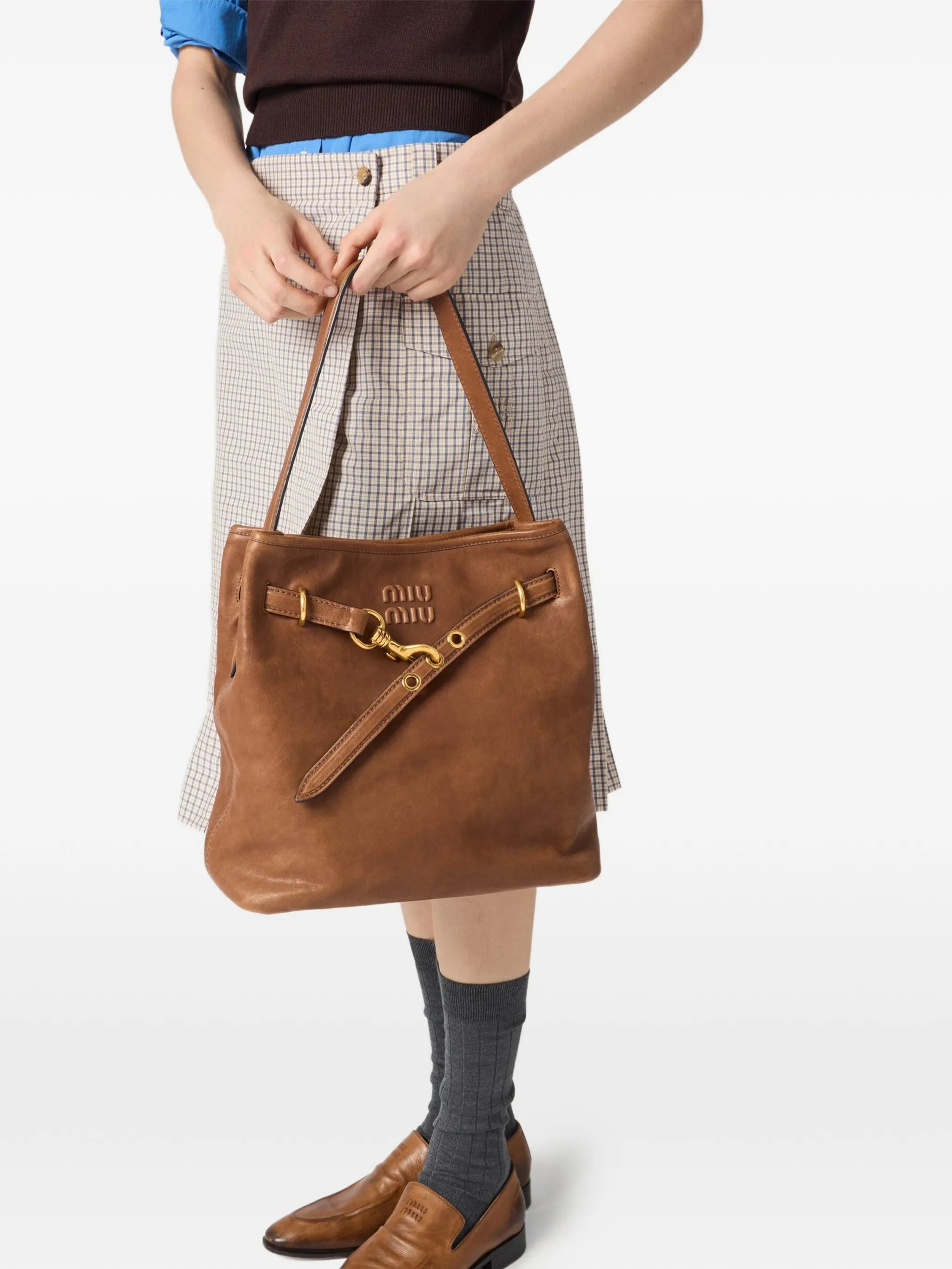 Aventure nappa leather bucket bag