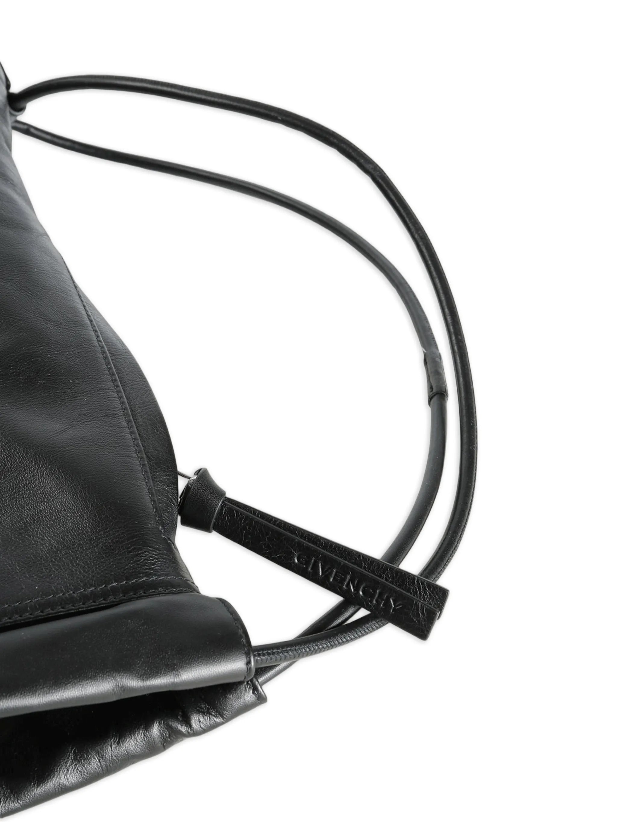 Antigona Stamped backpack in grained shiny leather