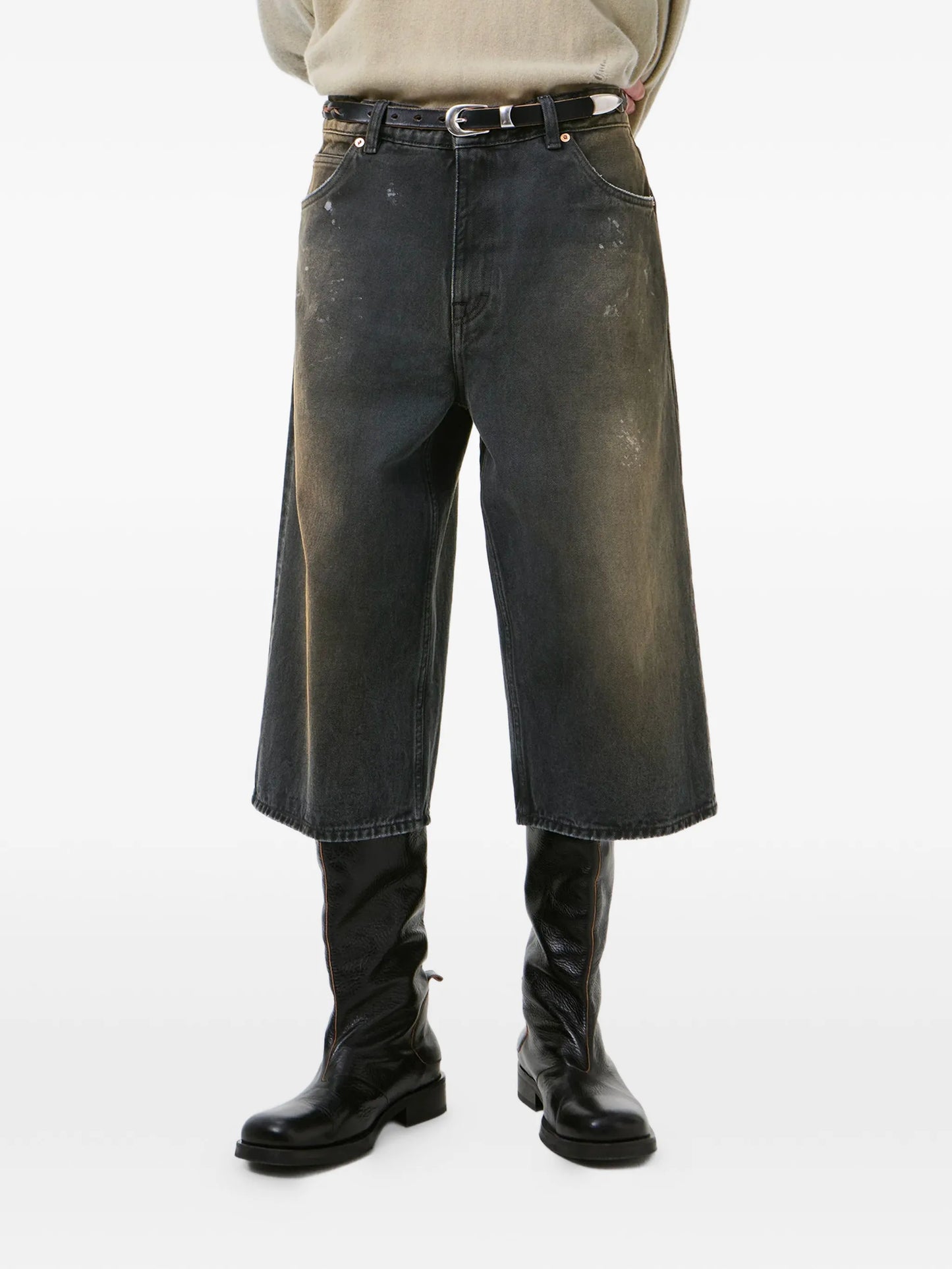 Capri cropped trousers