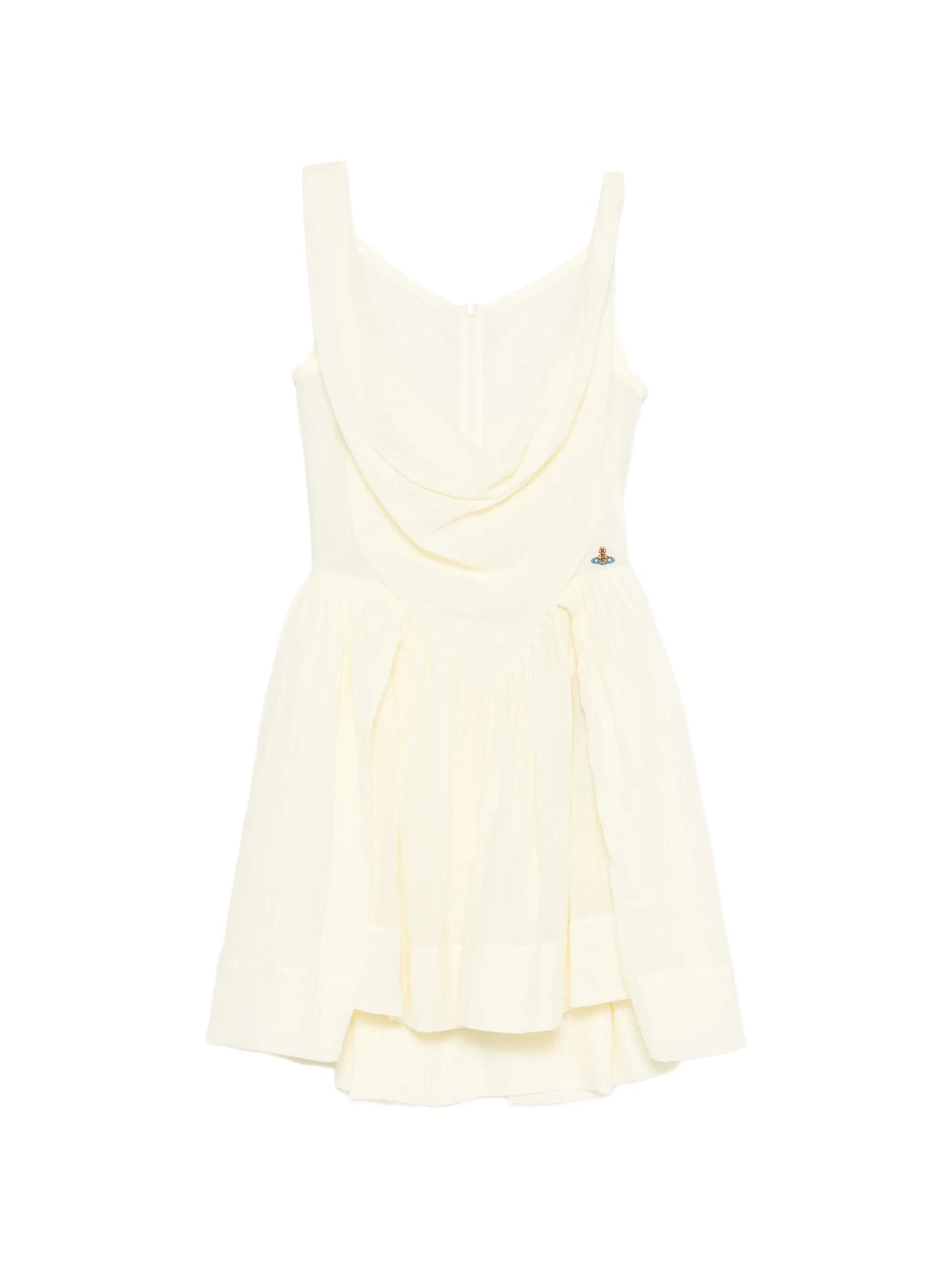 Sunday draped tiered mini dress