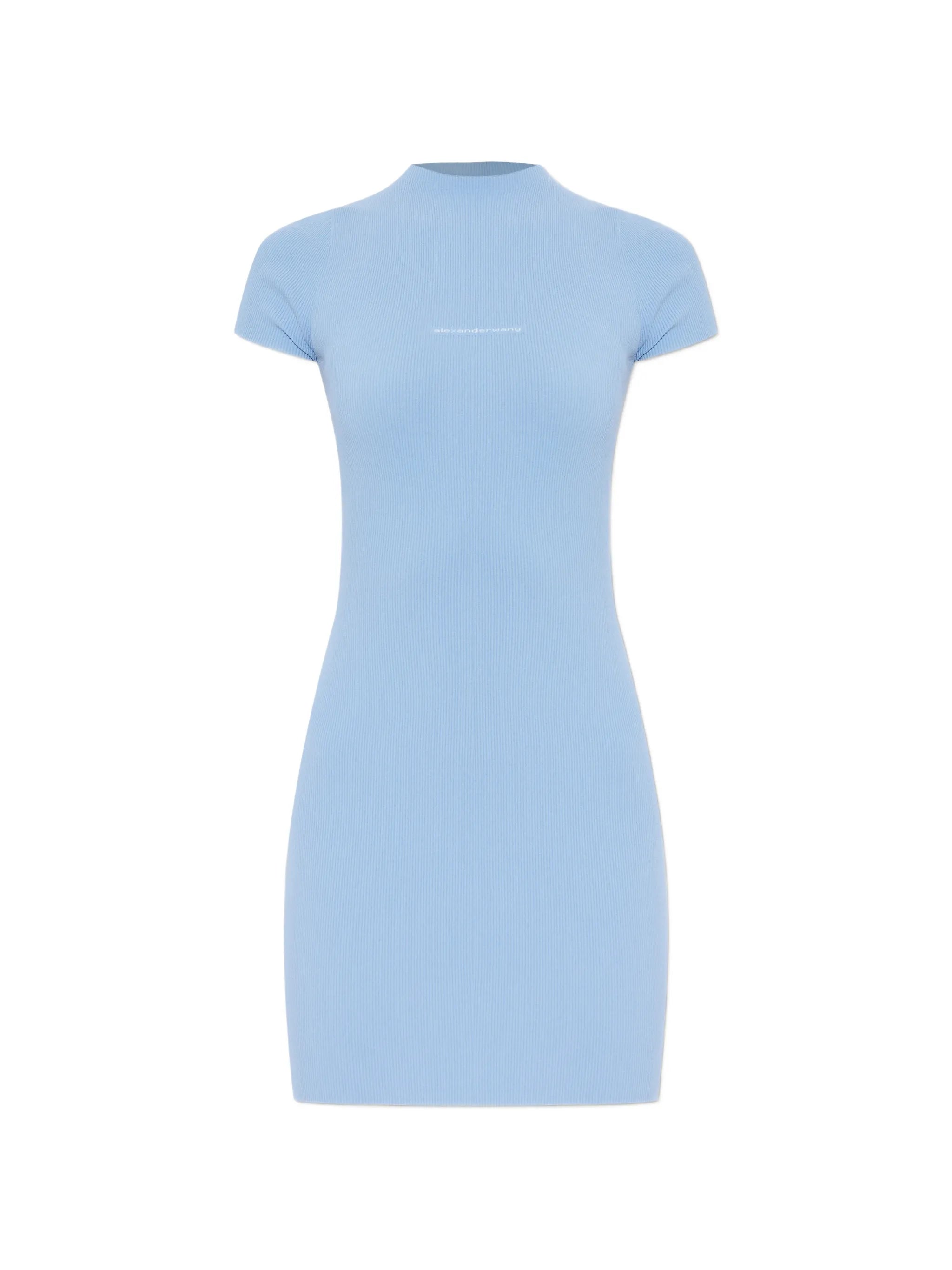 short-sleeve mini dress