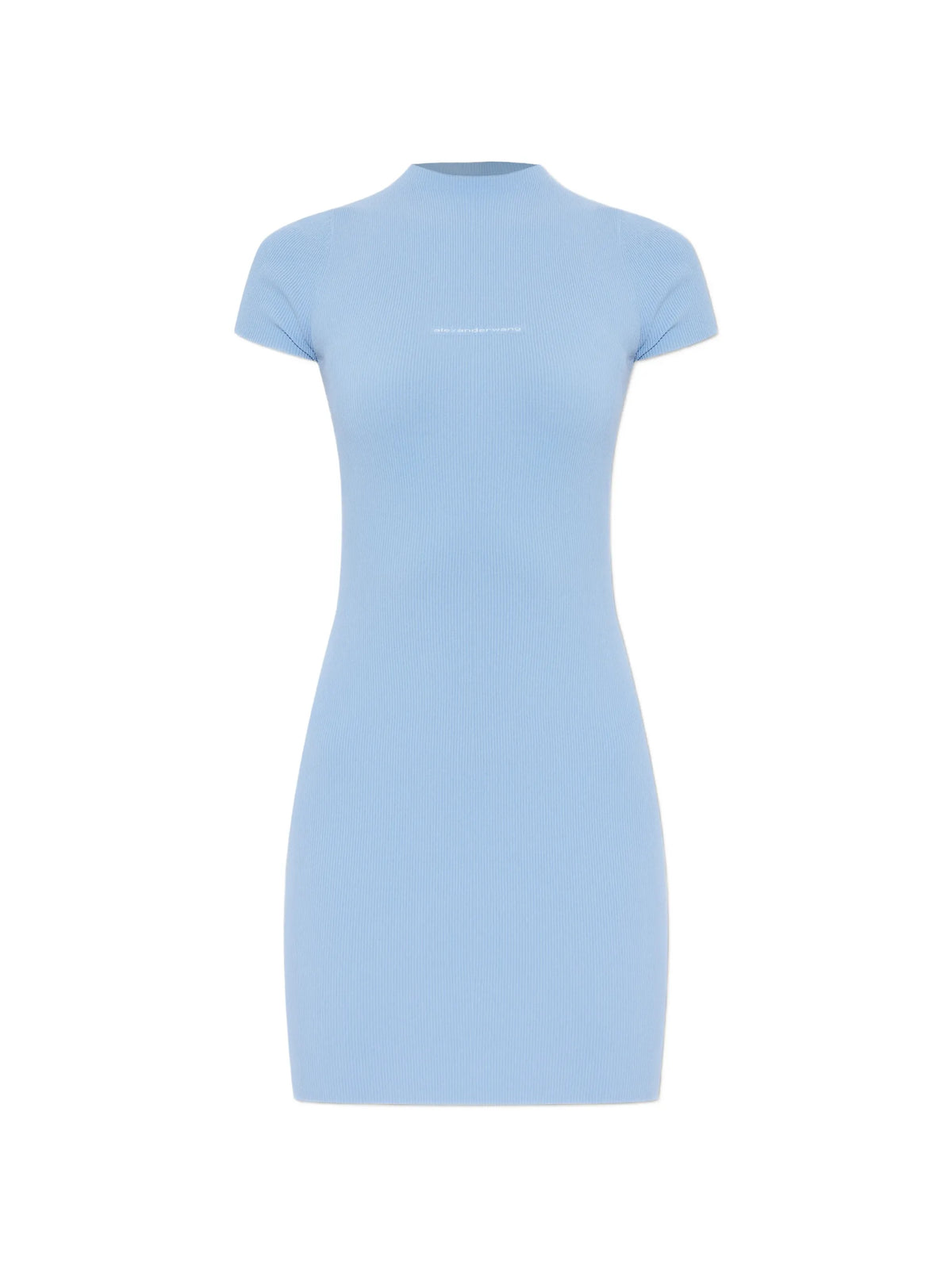 knit logo mini dress