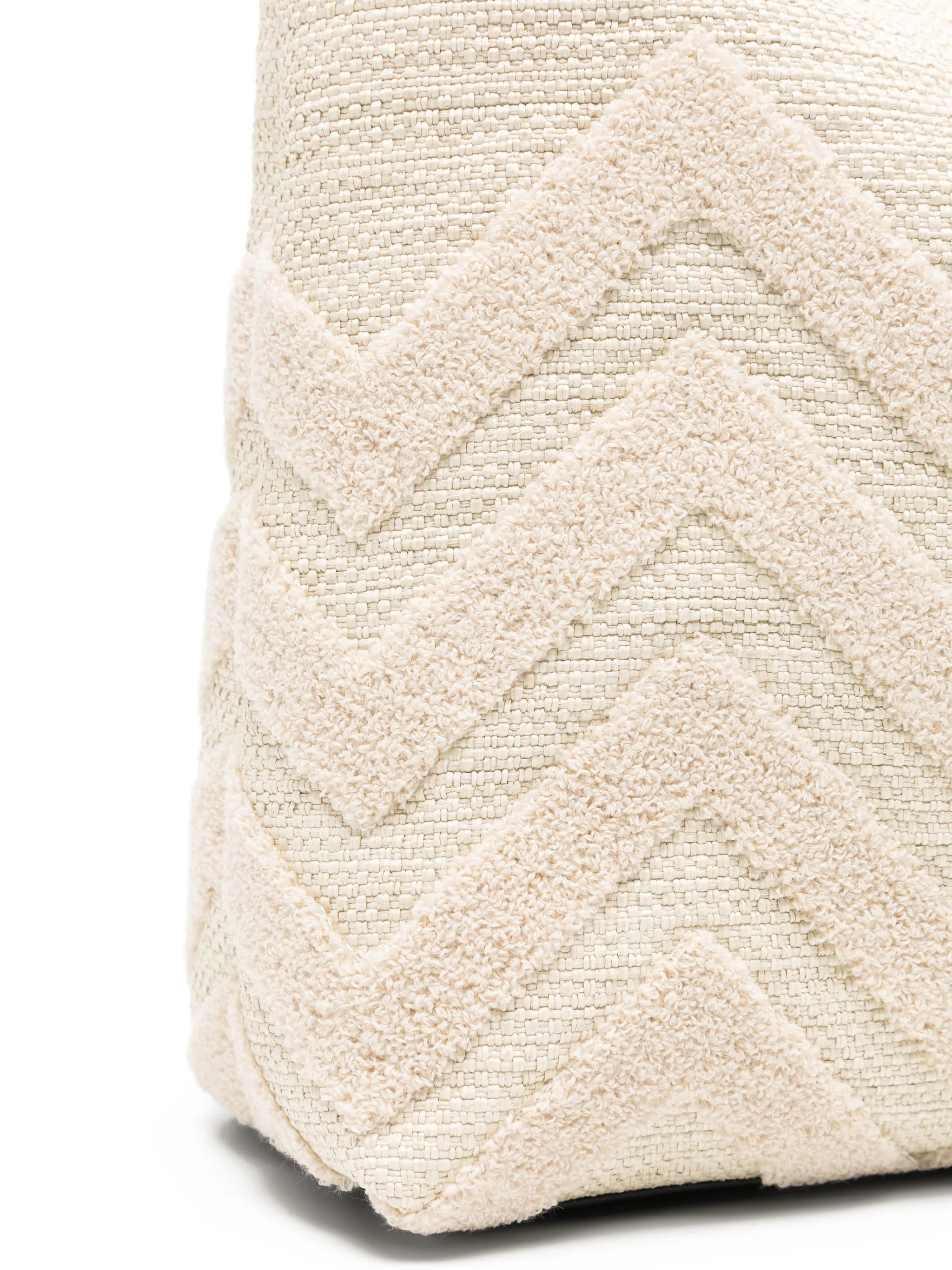 zigzag-pattern tote bag