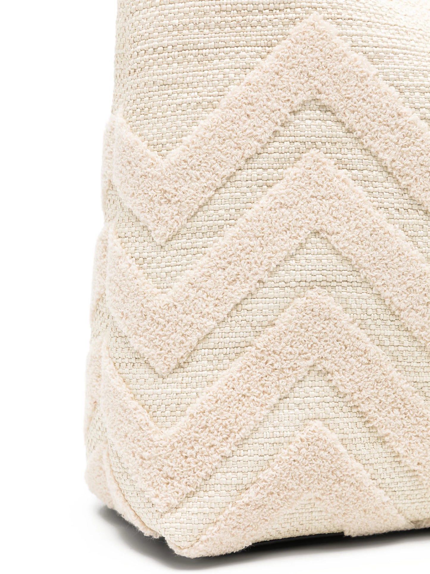 zigzag-pattern tote bag