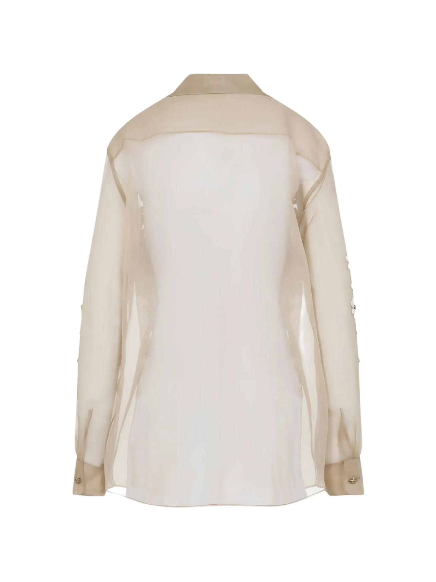 floral appliqué shirt