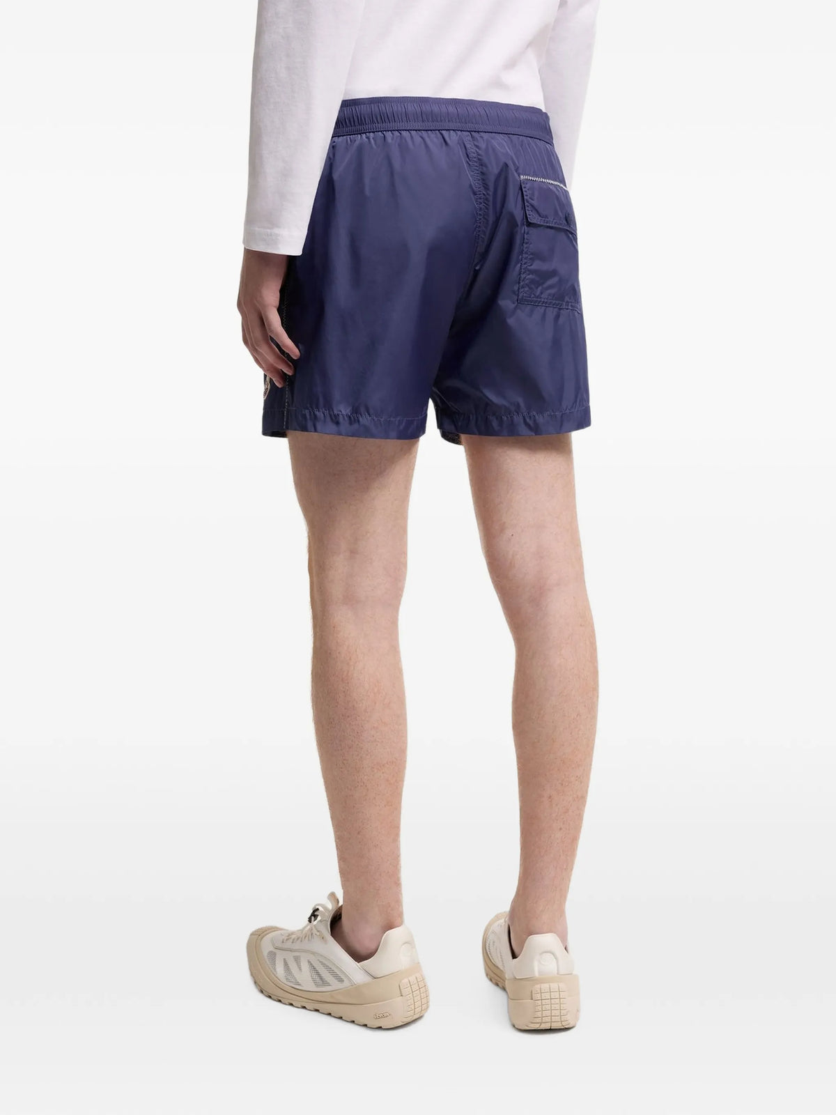 logo swim shorts