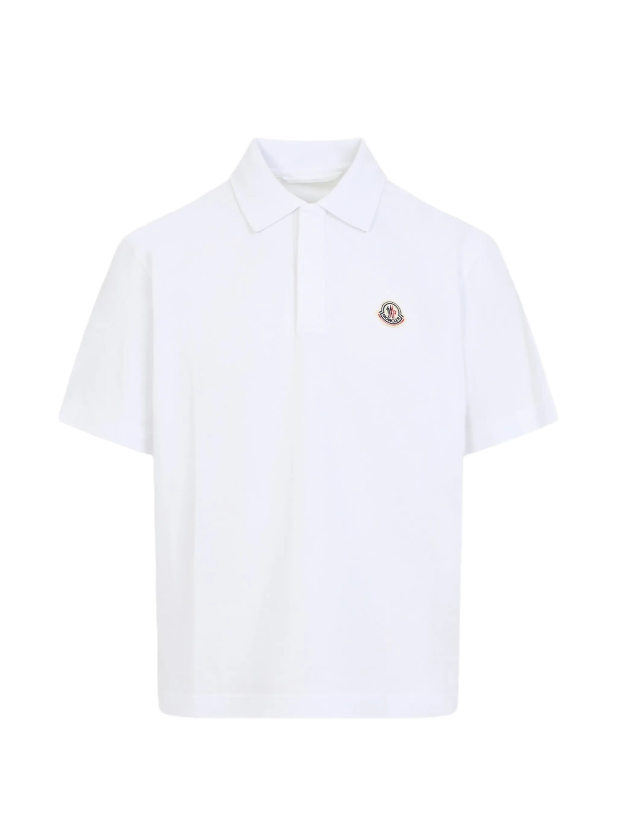 patch polo shirt
