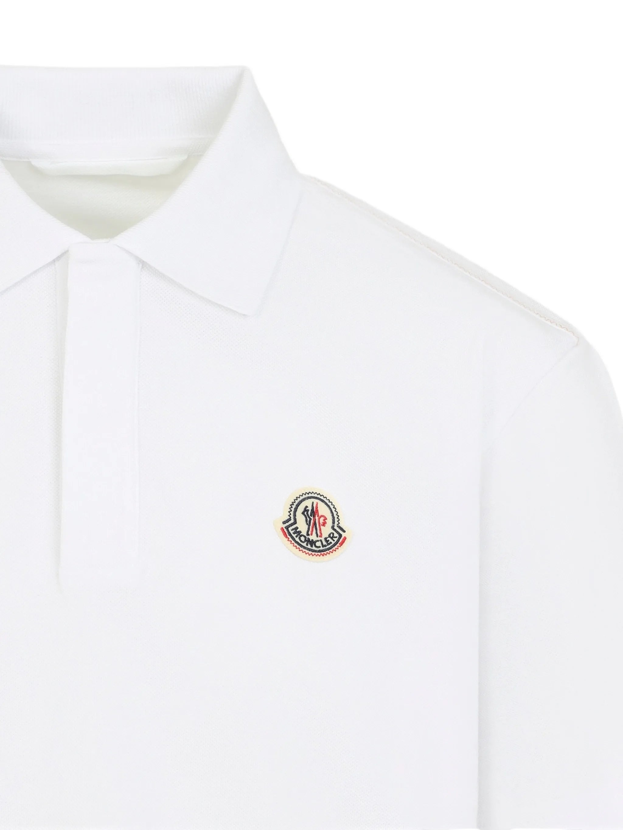 patch polo shirt