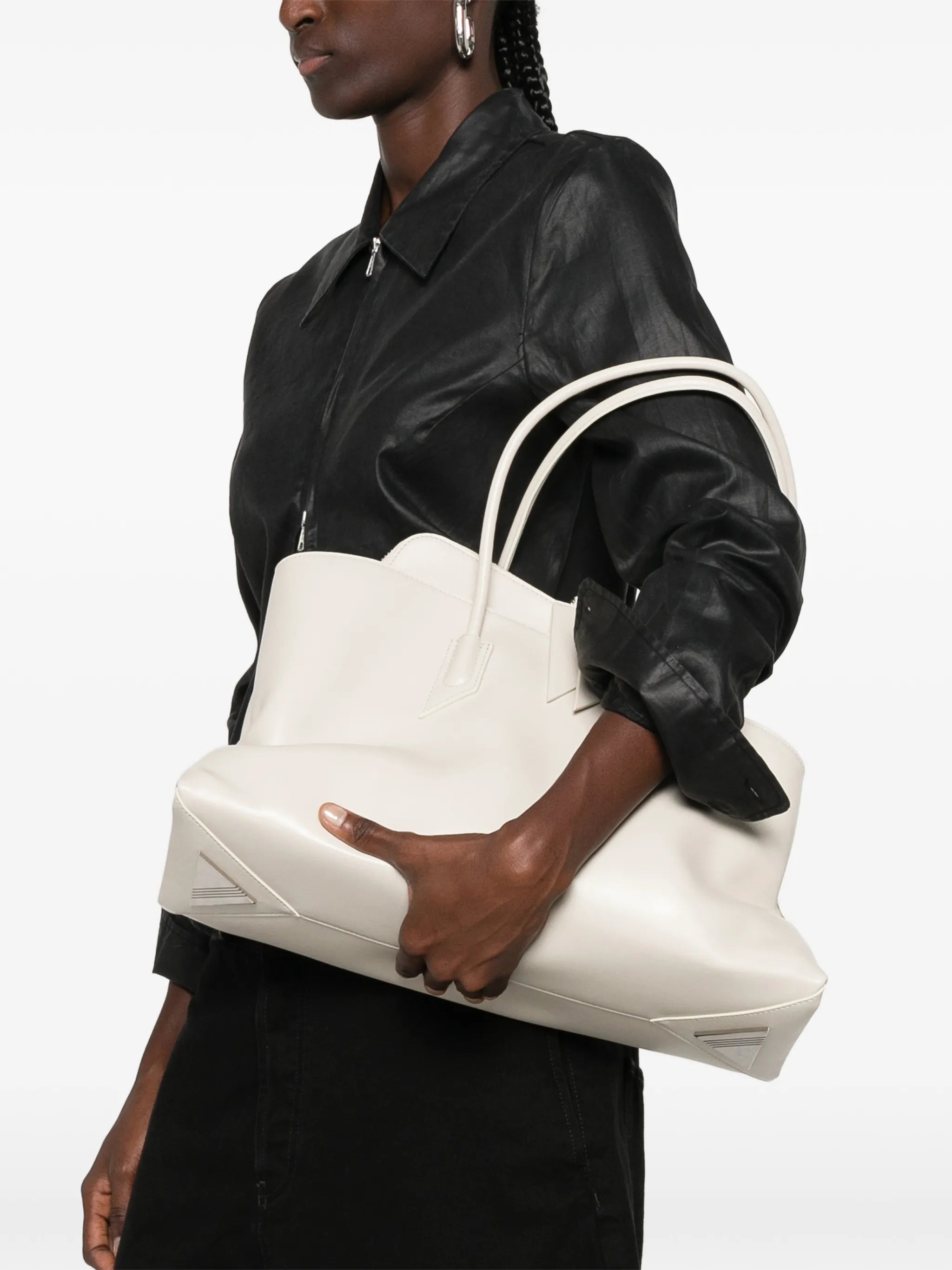 medium La Passeggiata leather shoulder bag