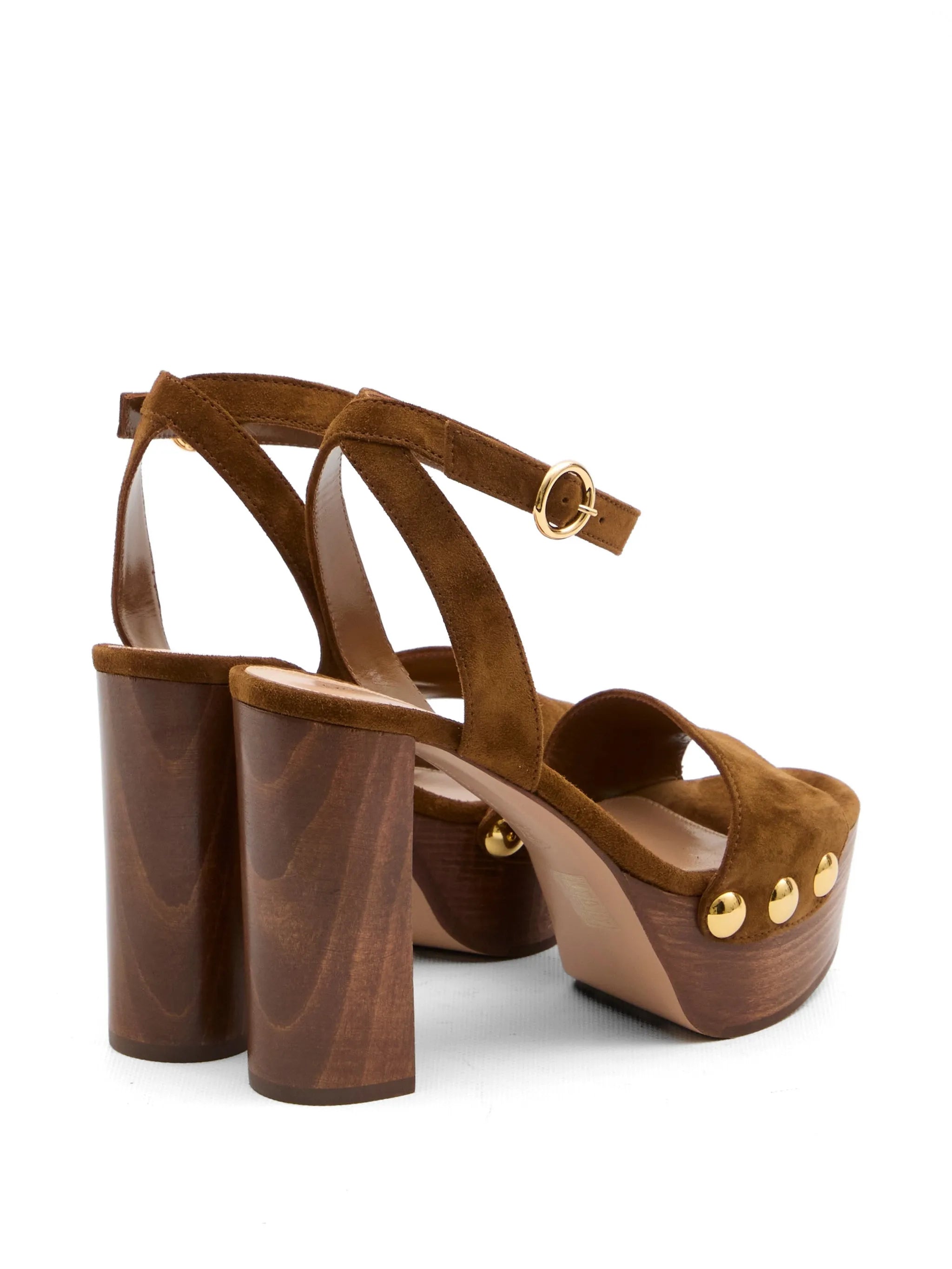 Ardèa metallic studded sandals