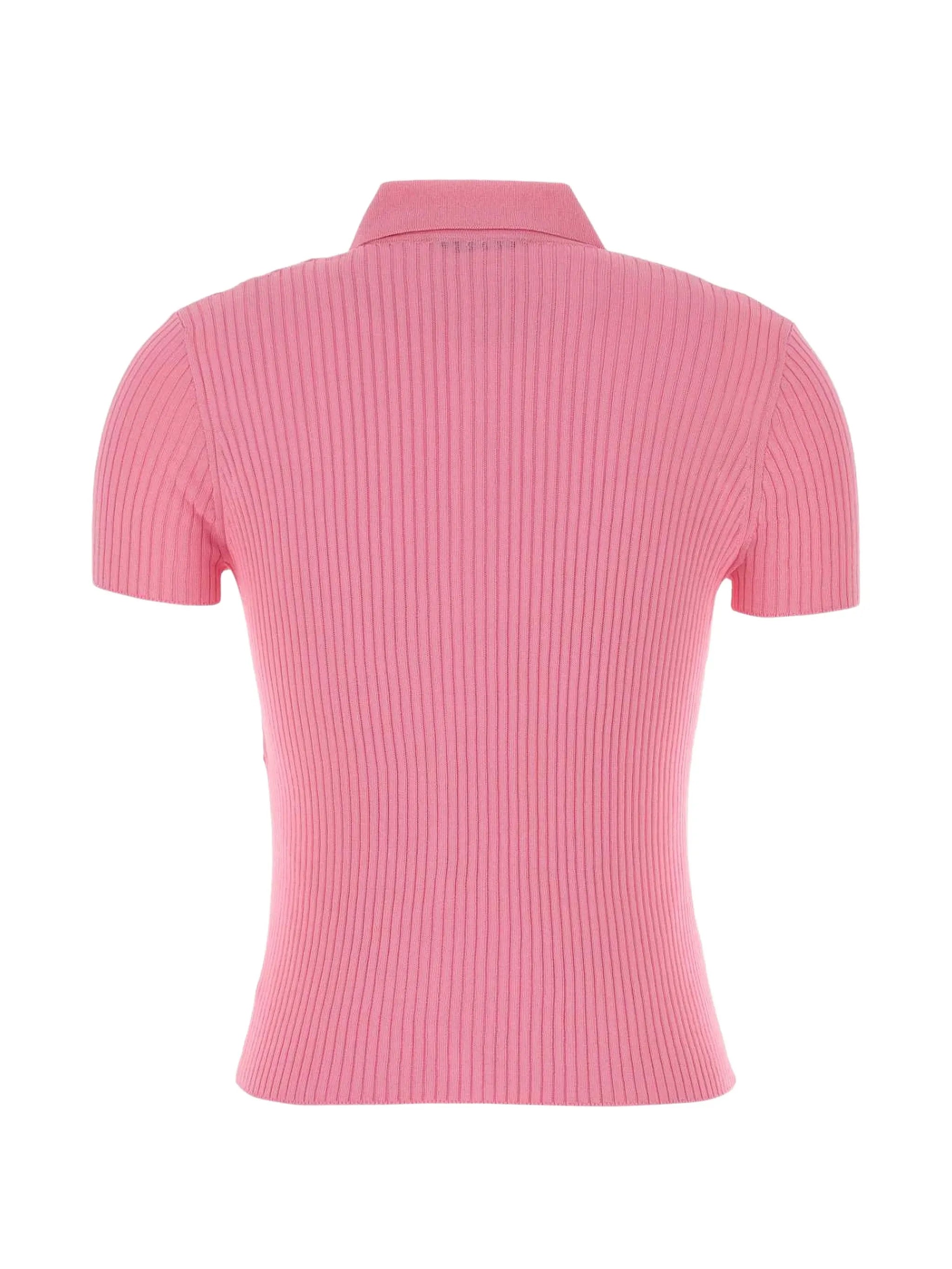 buttoned ribbed shirt