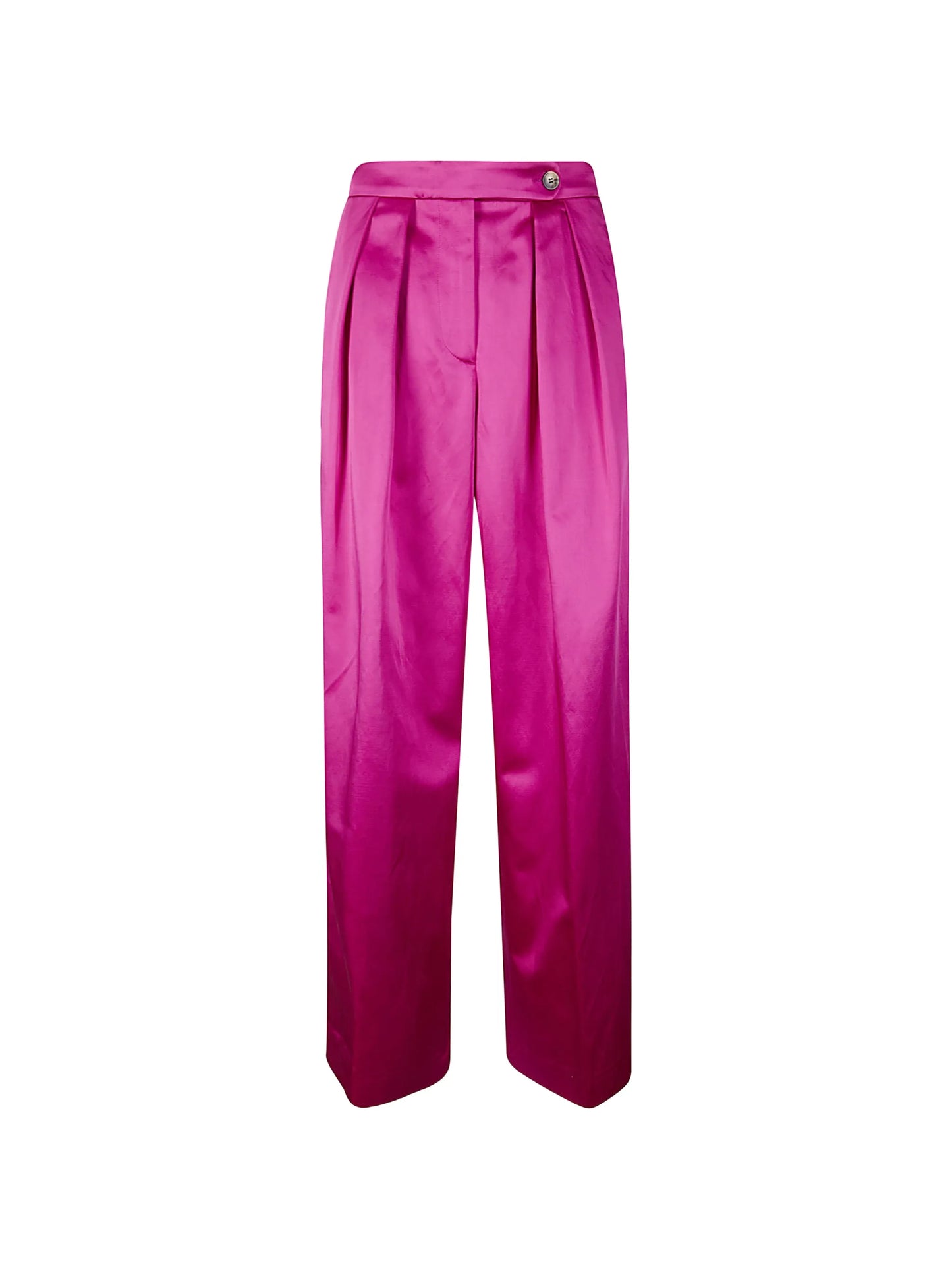 pleated button trousers