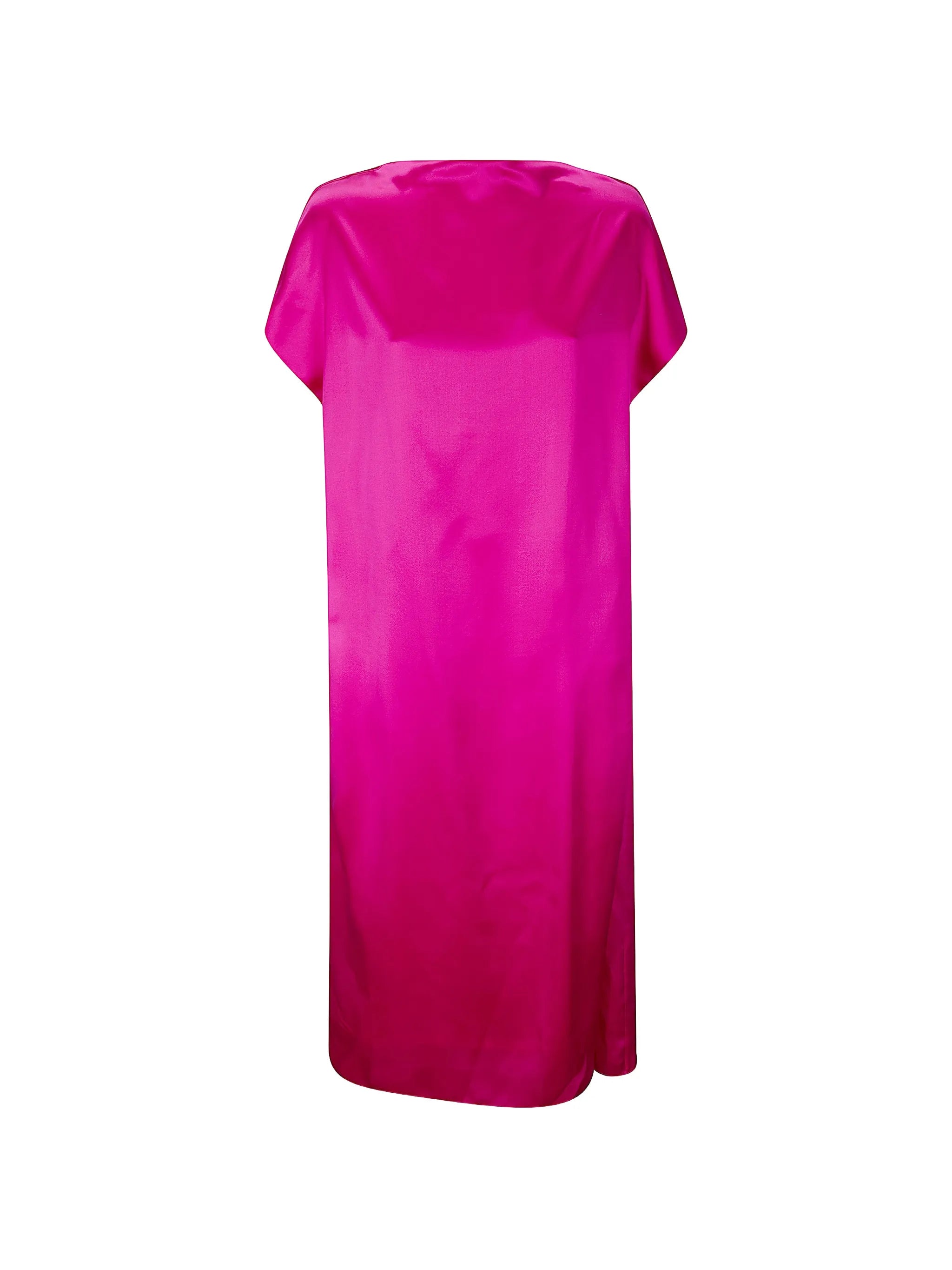 V-neck midi dress