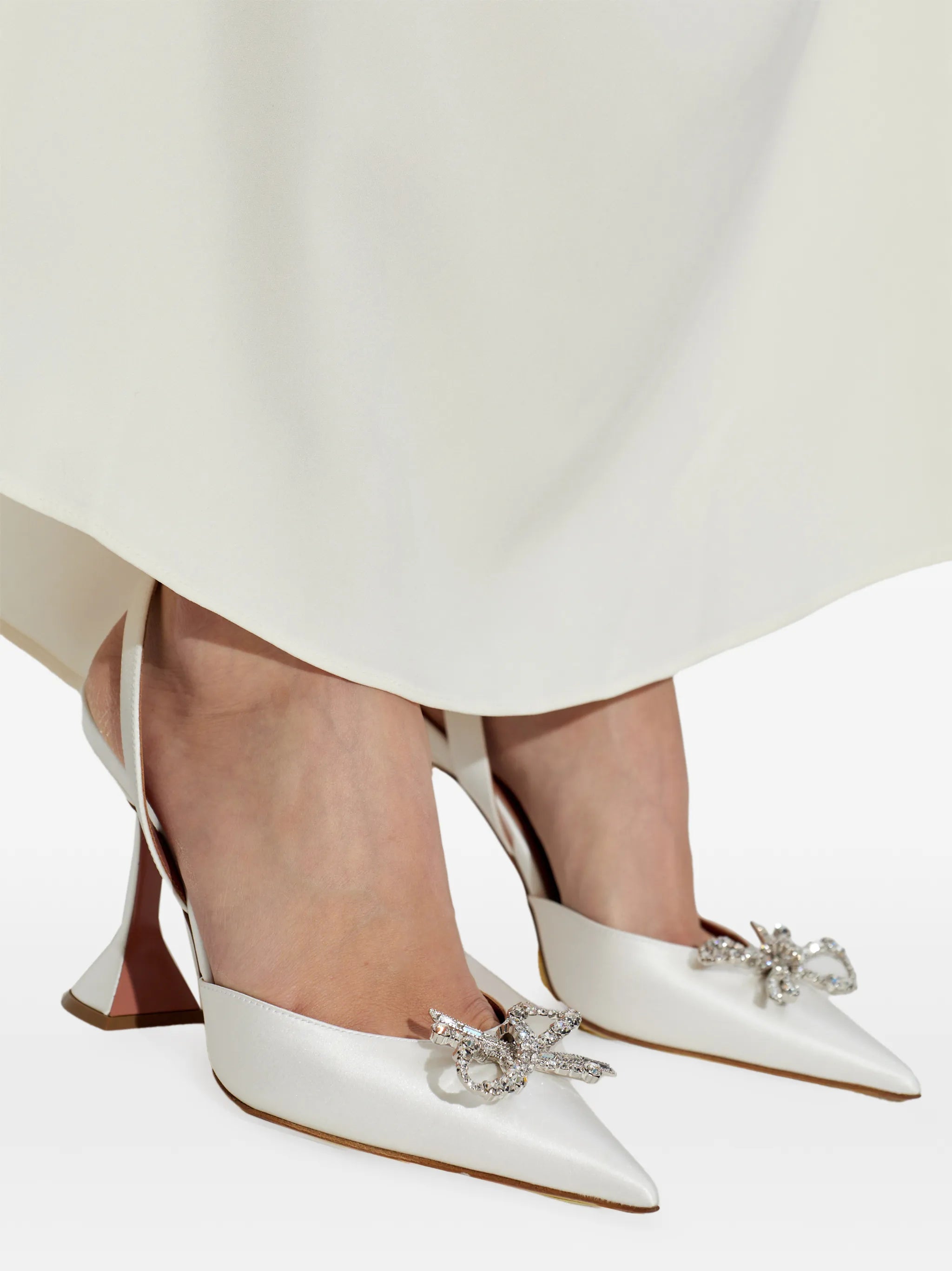 Rosie bow-detail slingback pumps
