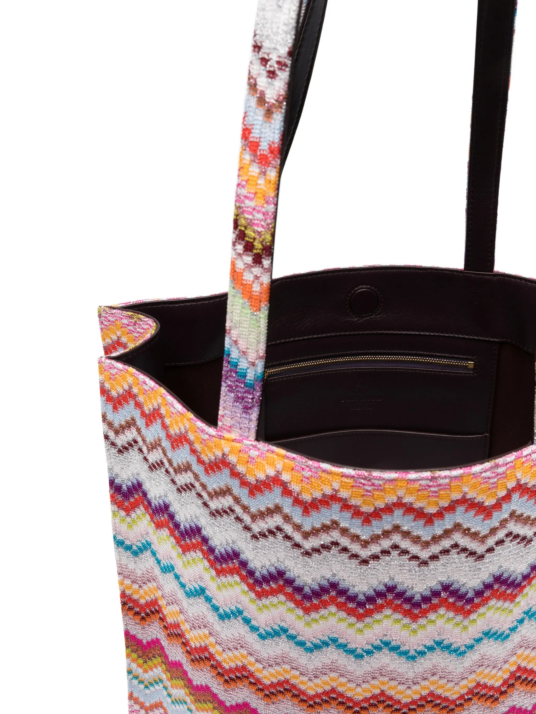 zig zag shoulder bag