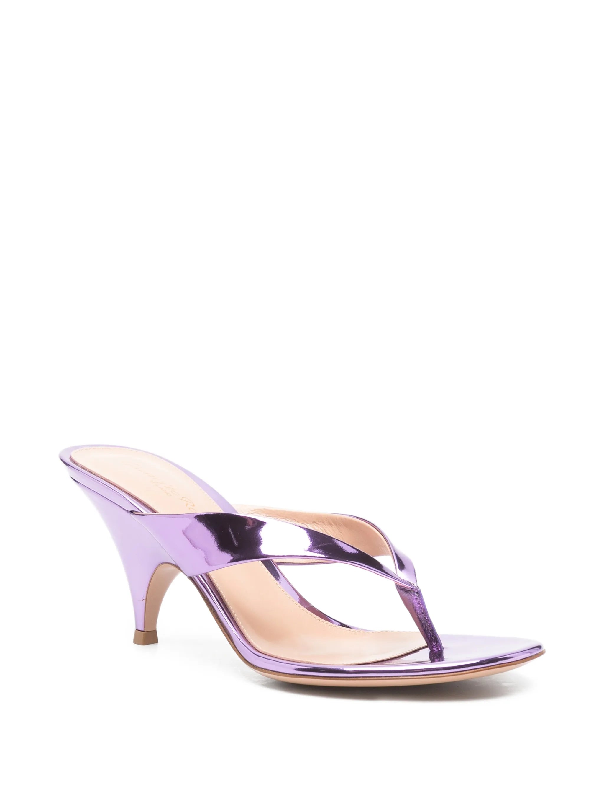 Sofia metallic thong sandals