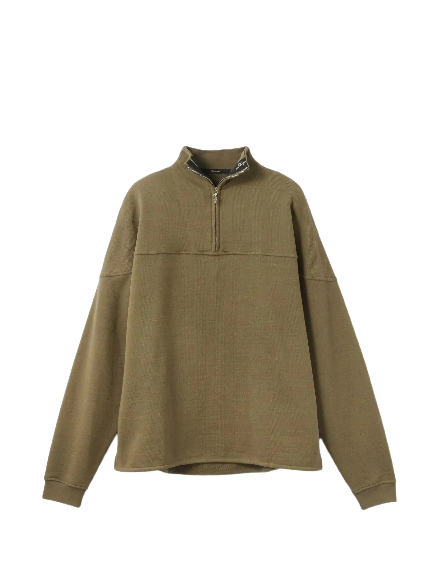 the Rond Carré zipped-rollneck sweatshirt