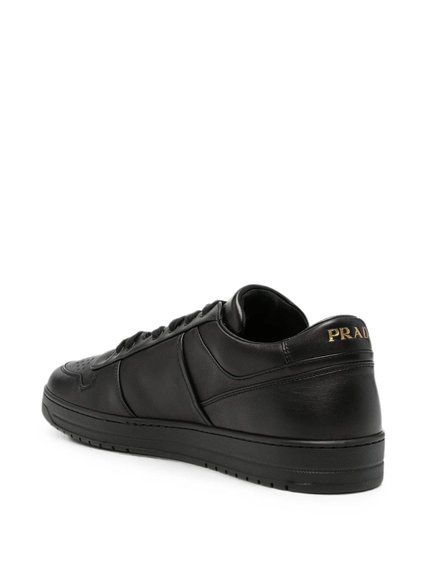 Downtown logo-plaque sneakers