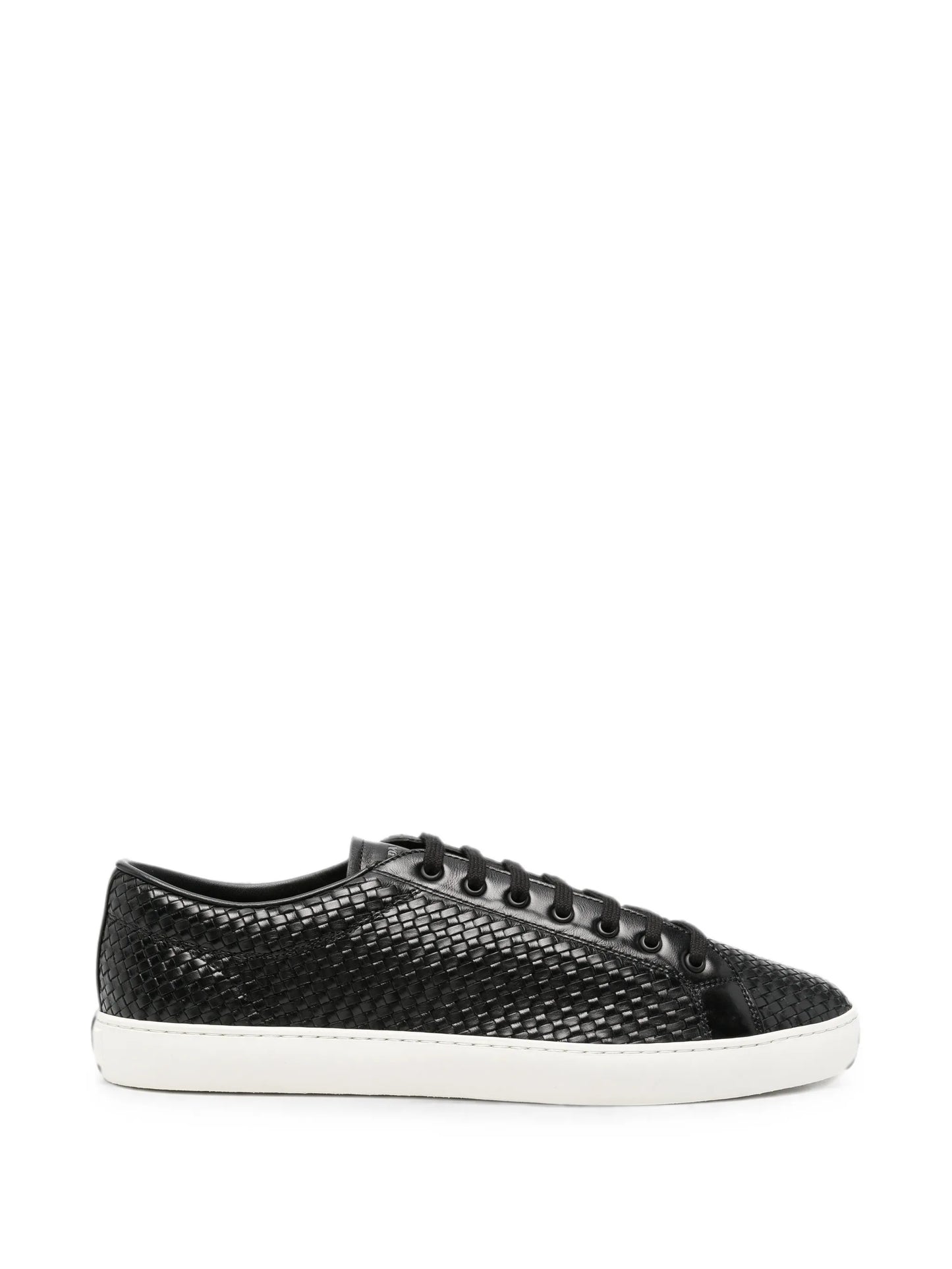 Intreccio woven lace-up sneakers
